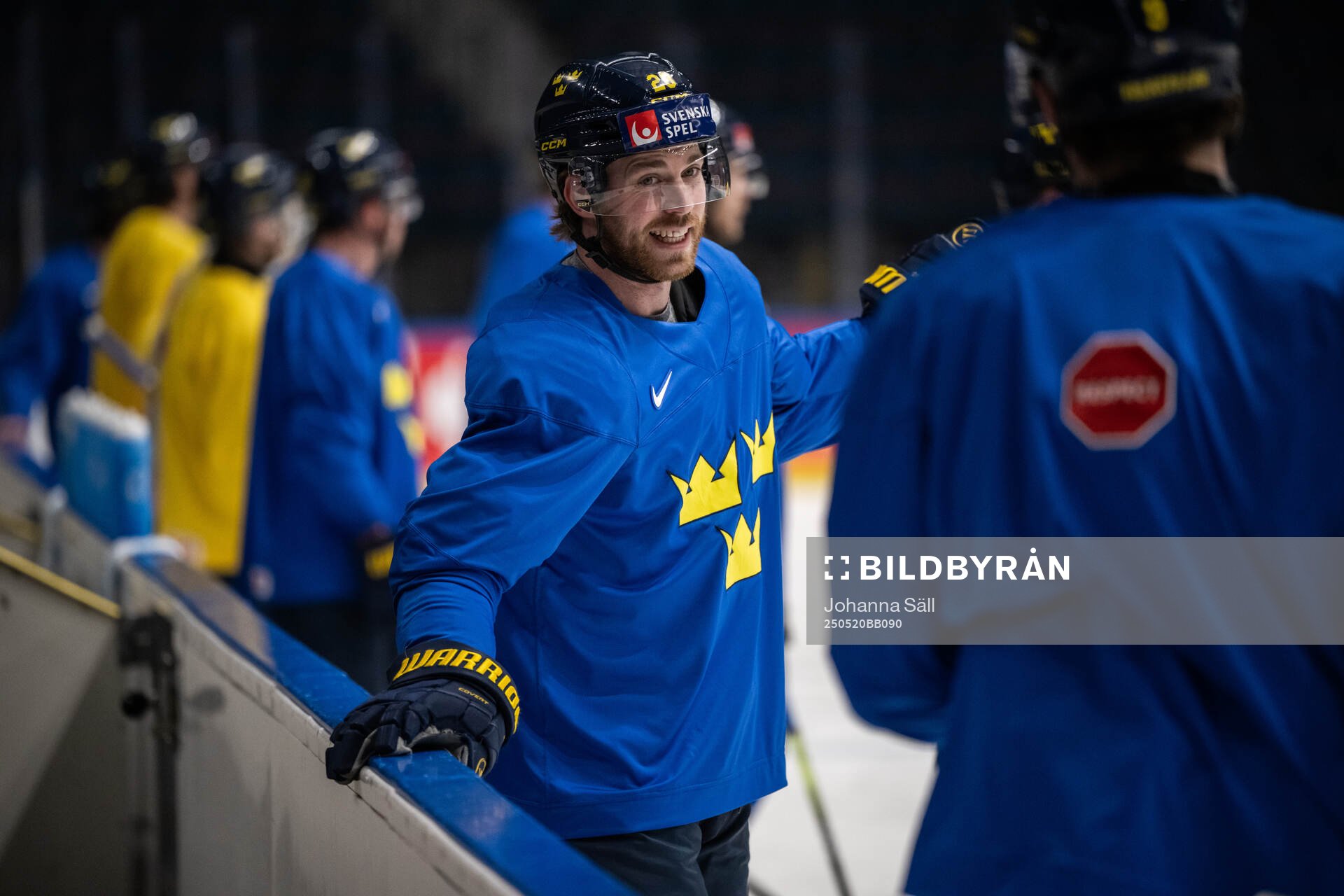 Elias Lindholm of Sweden at a practice session