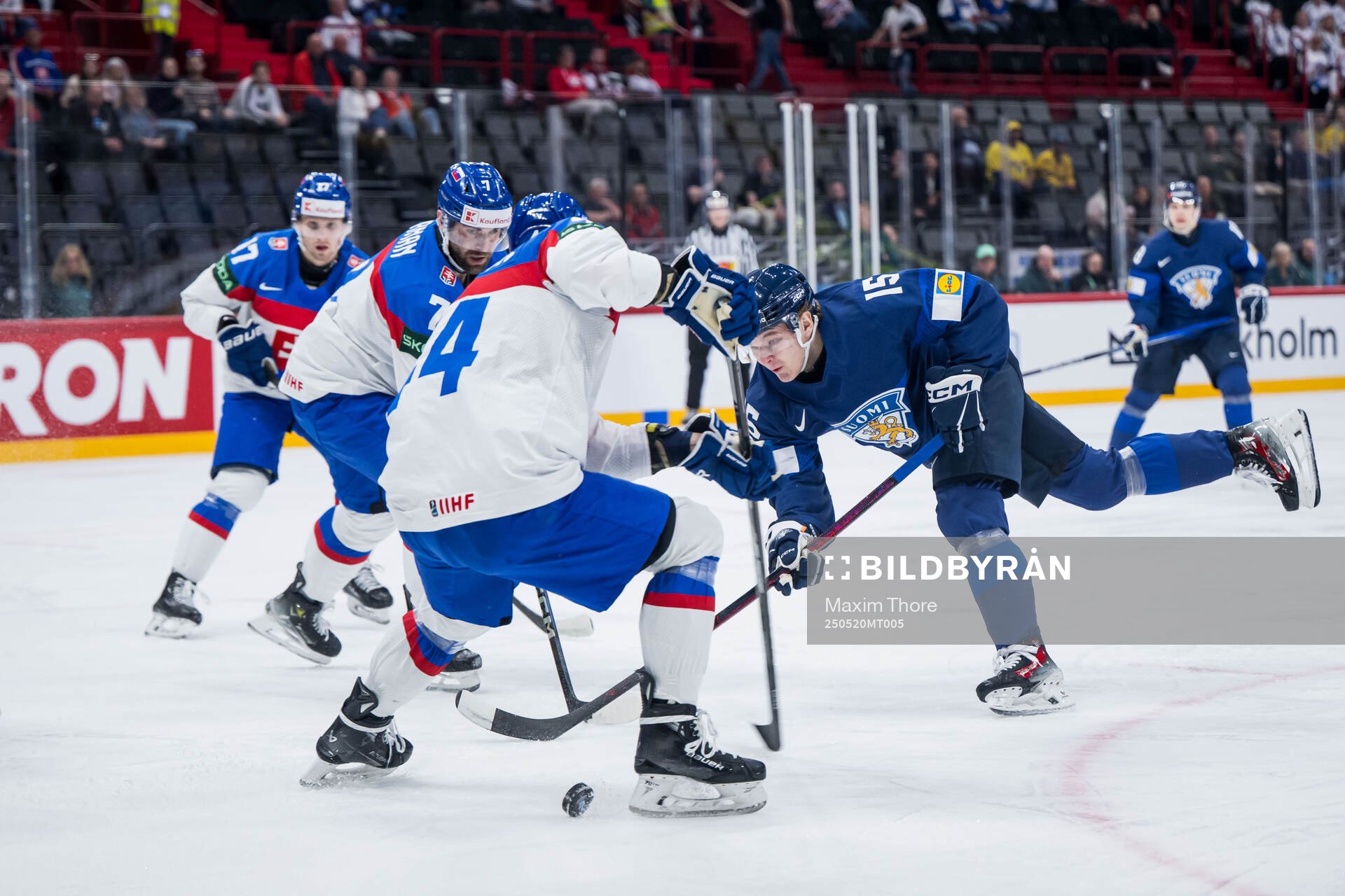 Mario Grman of Slovakia and Lenni Härmeenaho of Finland