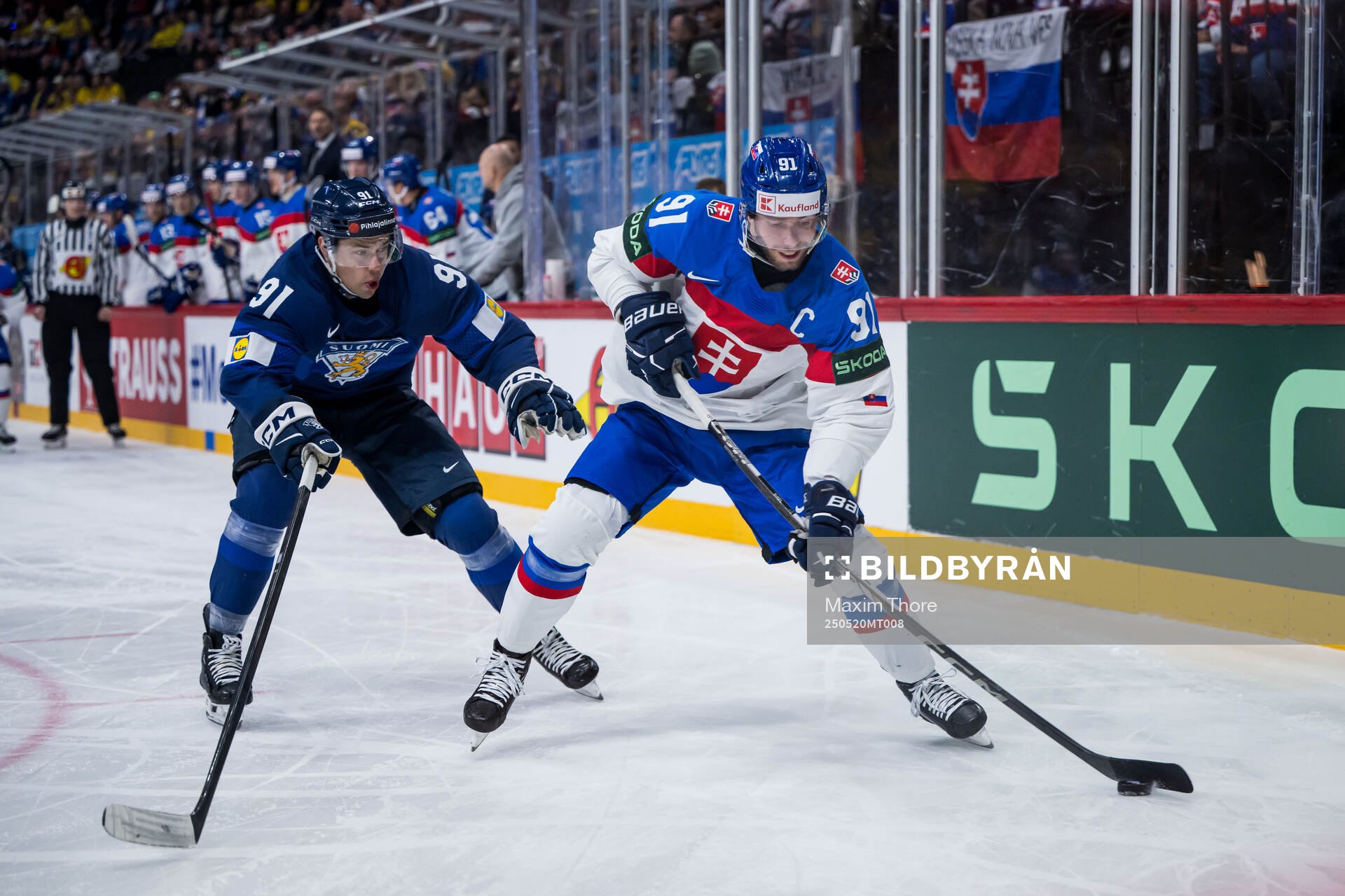 Juho Lammikko of Finland and Matus Sukel of Slovakia