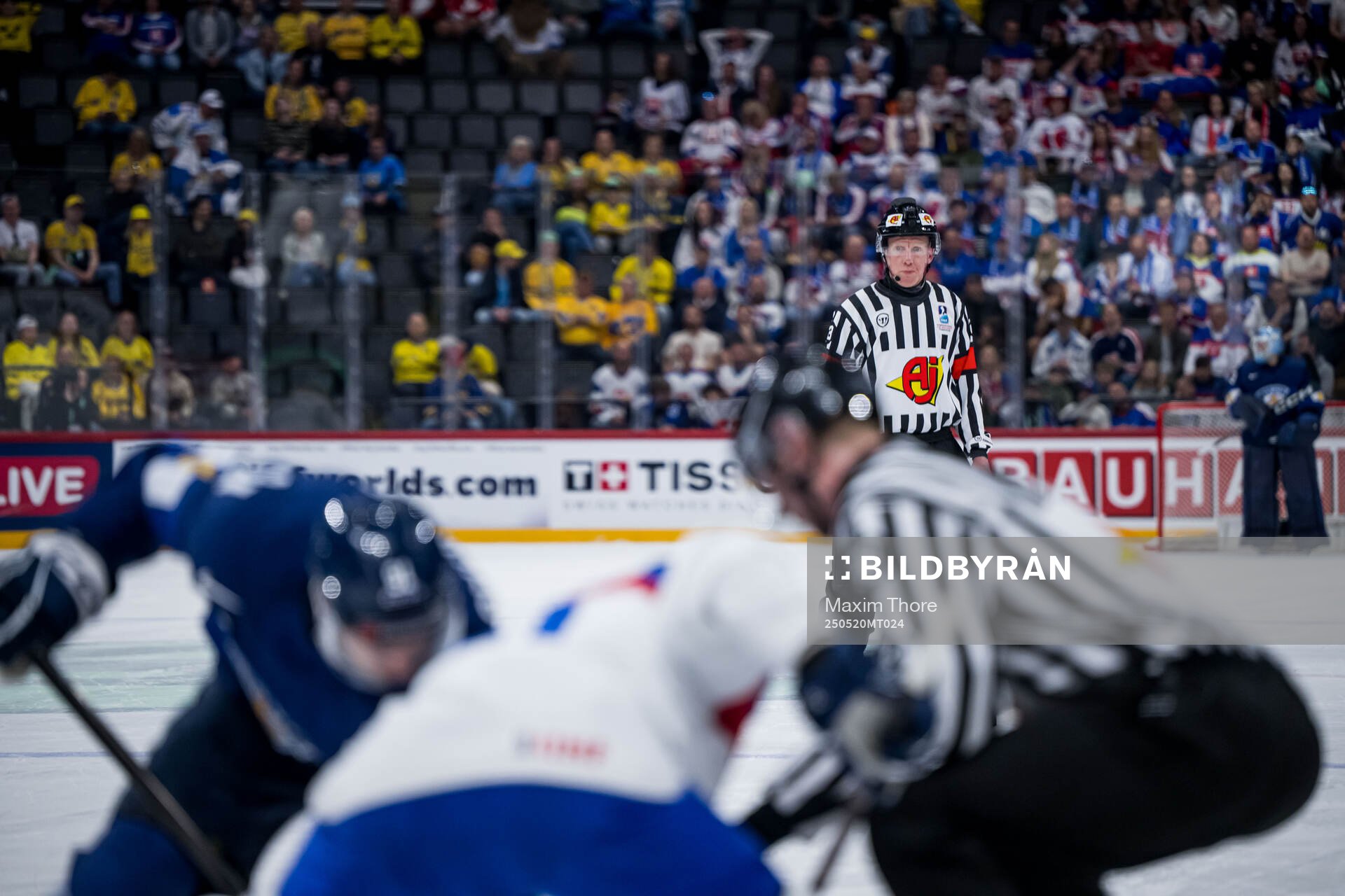 Referee Mikael Holm