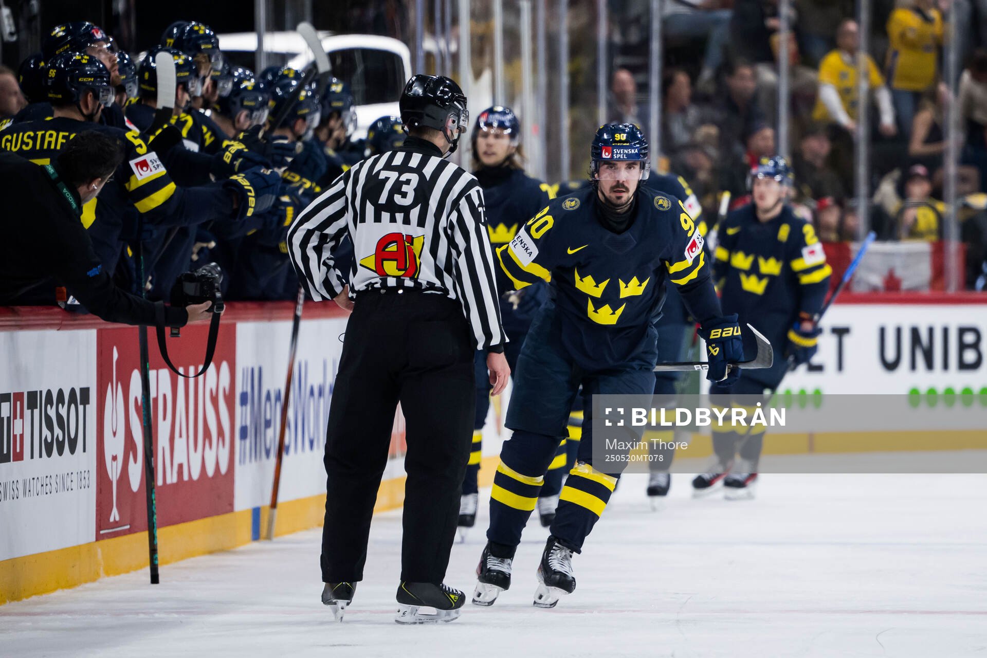Marcus Johansson of Sweden celebrates