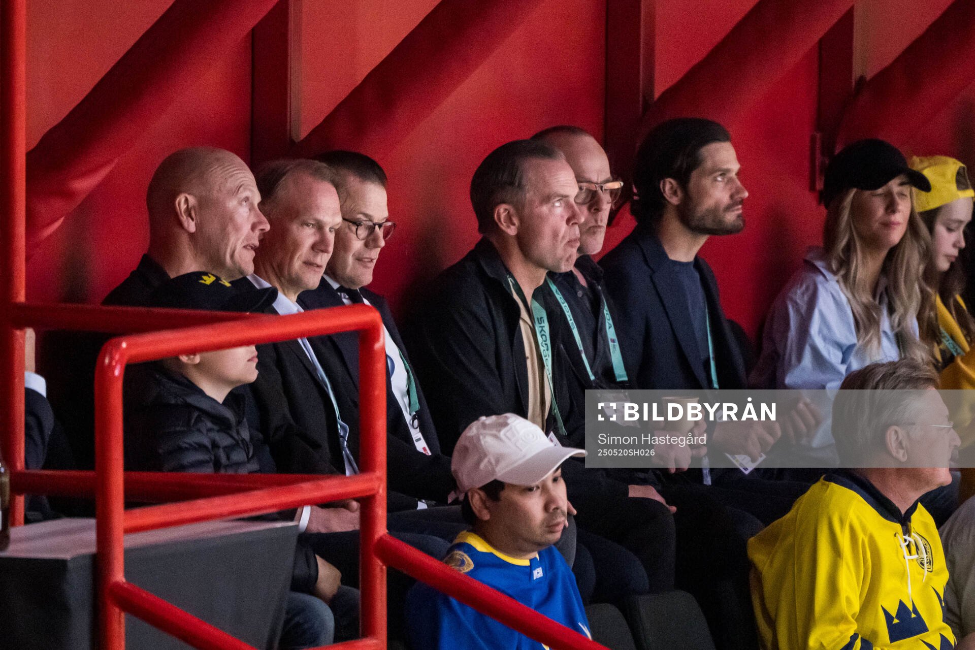 Mats Sundin, Nicklas Lidström with prince Daniel and