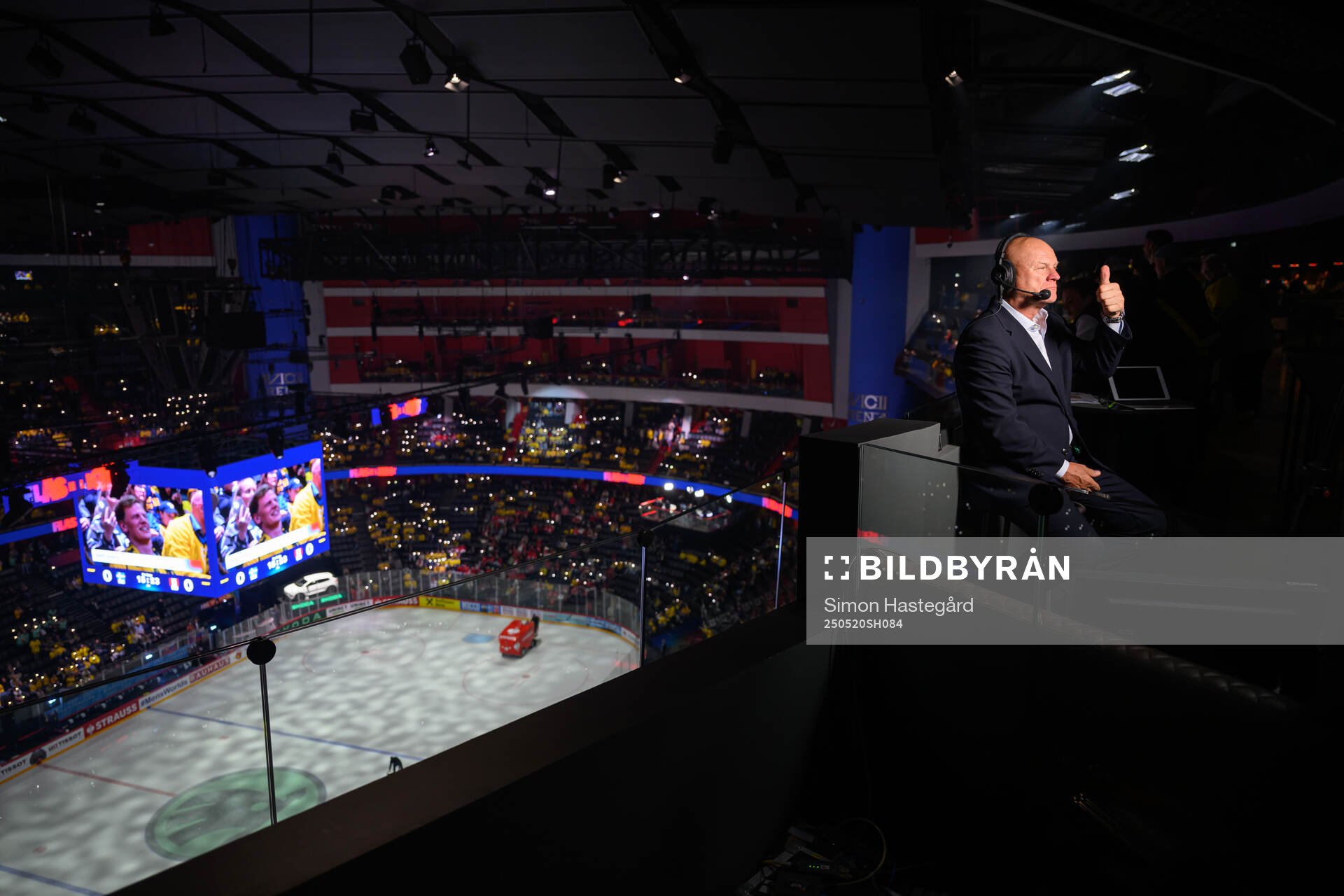Håkan Södergren of Swedish broadcaster Viaplay