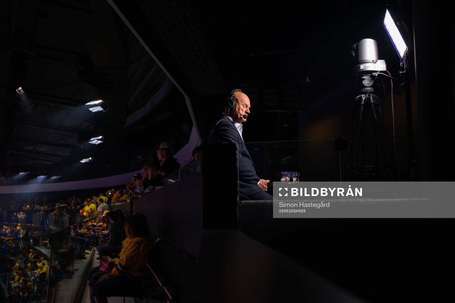 Håkan Södergren of Swedish broadcaster Viaplay