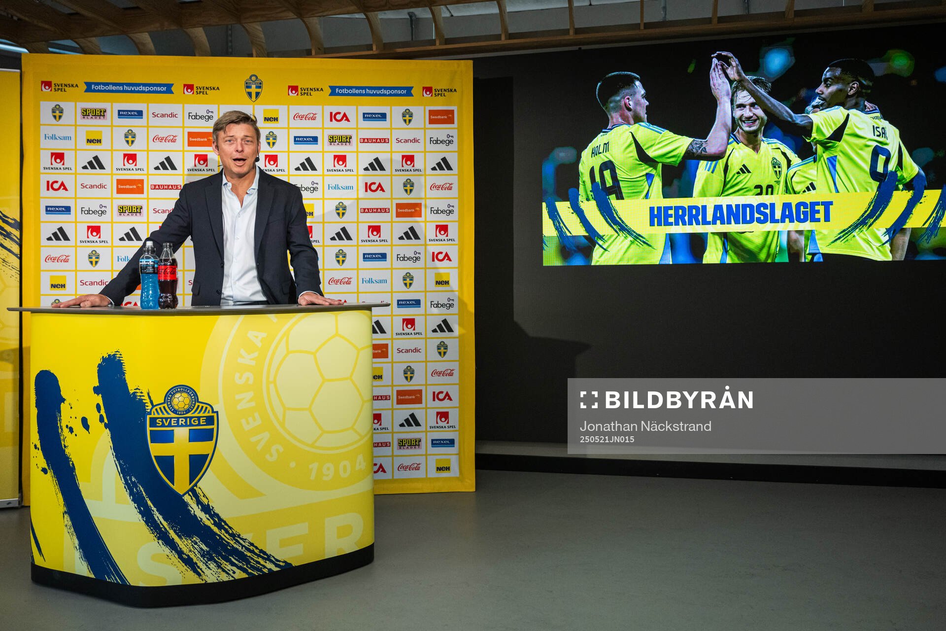 Jon Dahl Tomasson, head coach of the Swedish men's national