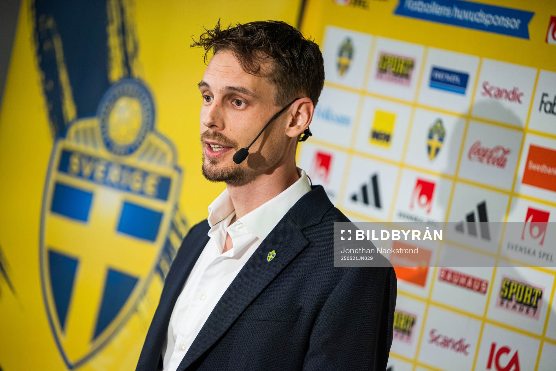 Daniel Bäckström, head coach of the Swedish under-21