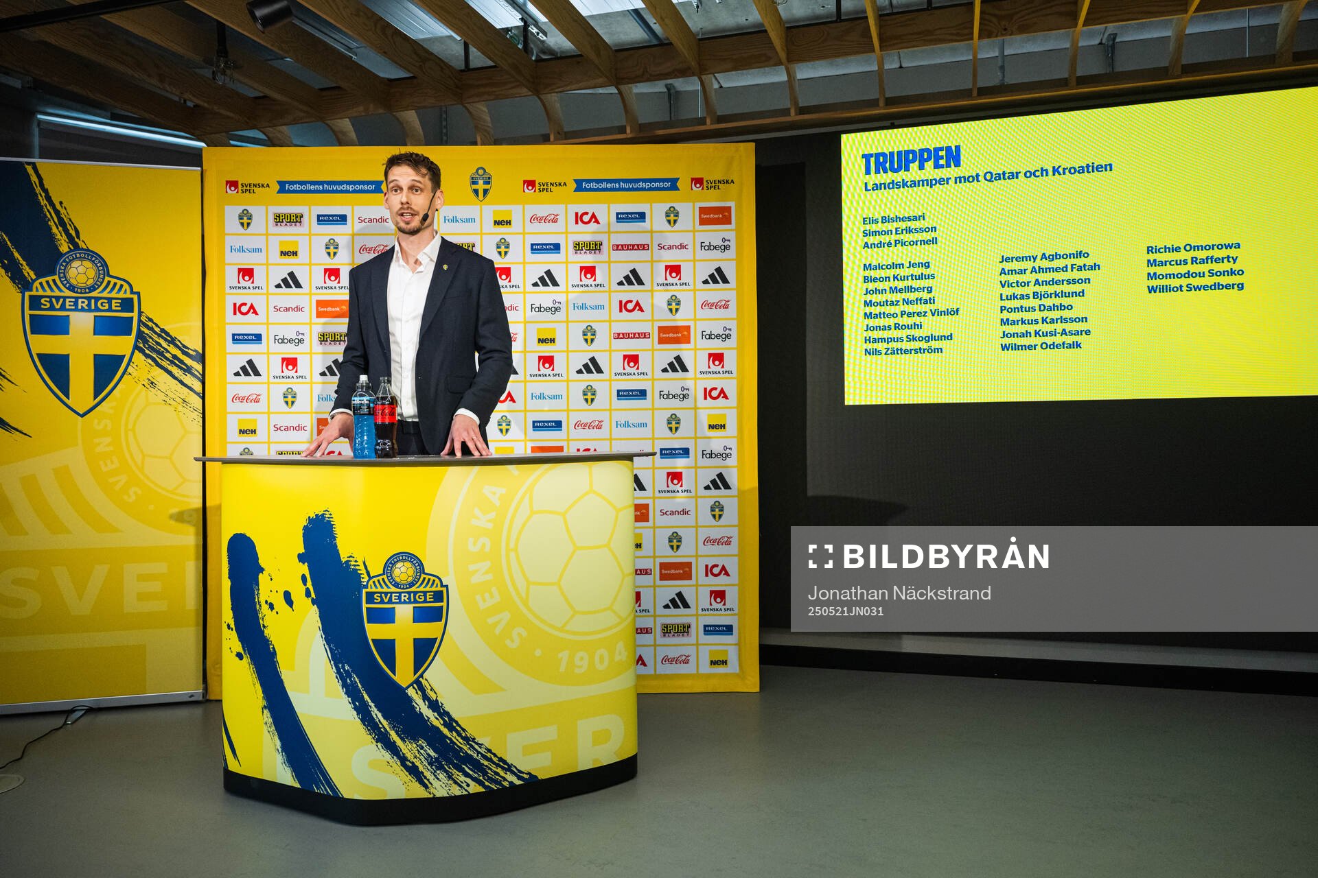 Daniel Bäckström, head coach of the Swedish under-21