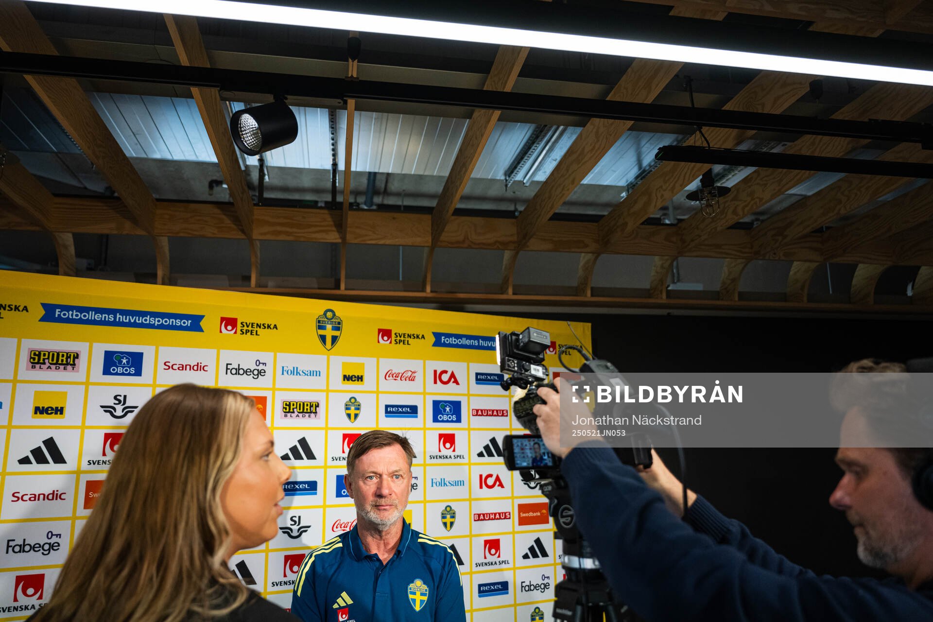 Head coach Peter Gerhardsson of the Swedish women's