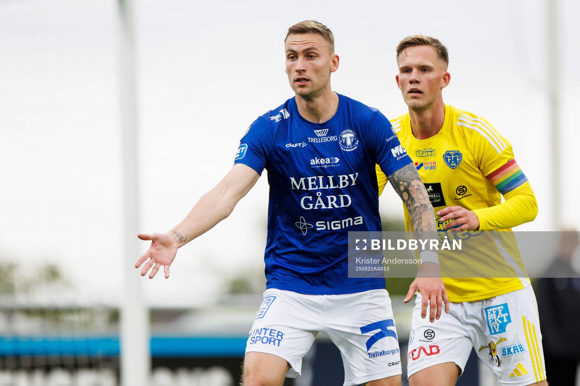 Trelleborgs Filip Bohman och Falkenbergs Tim Stålheden