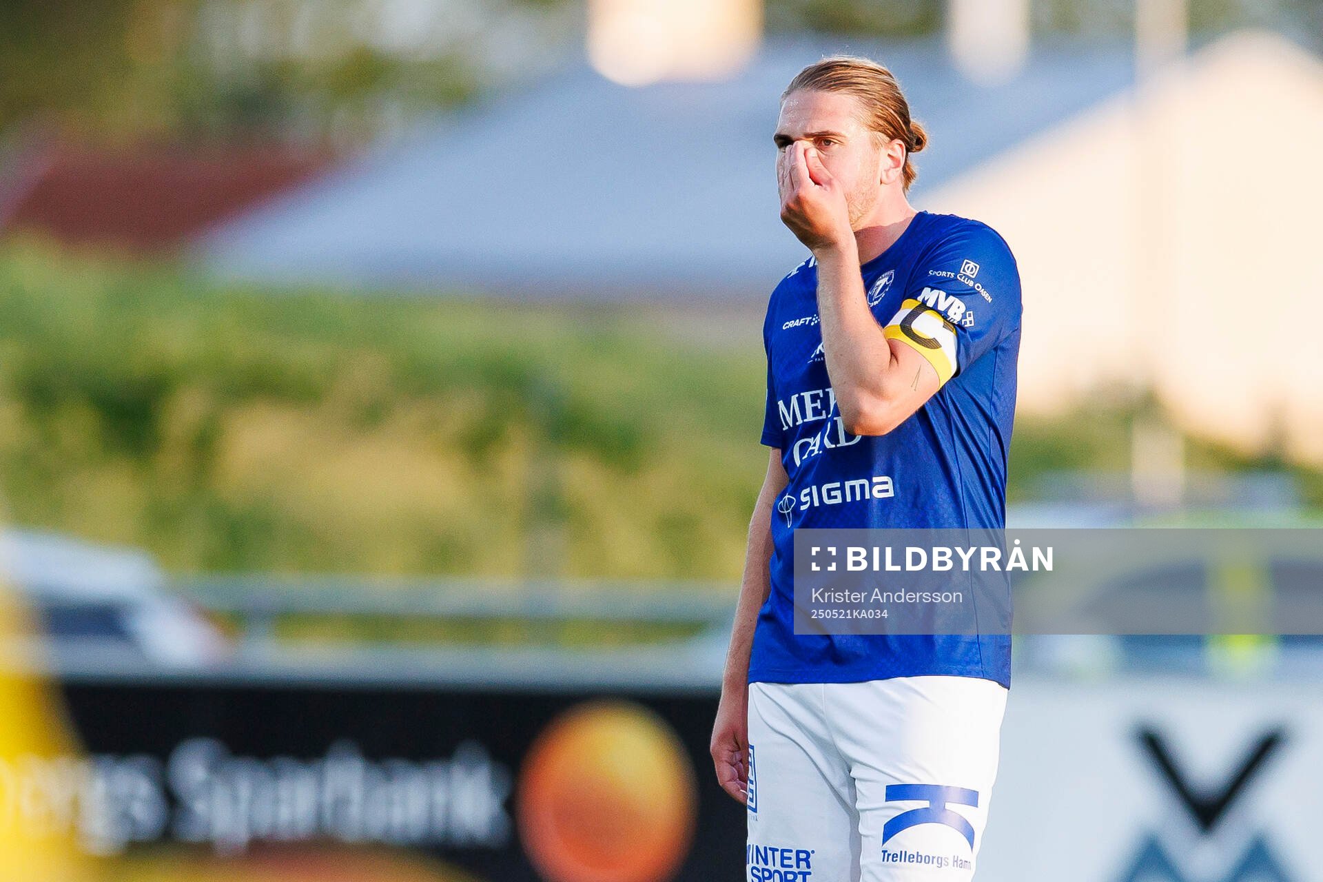 Trelleborgs Charlie Weberg deppar