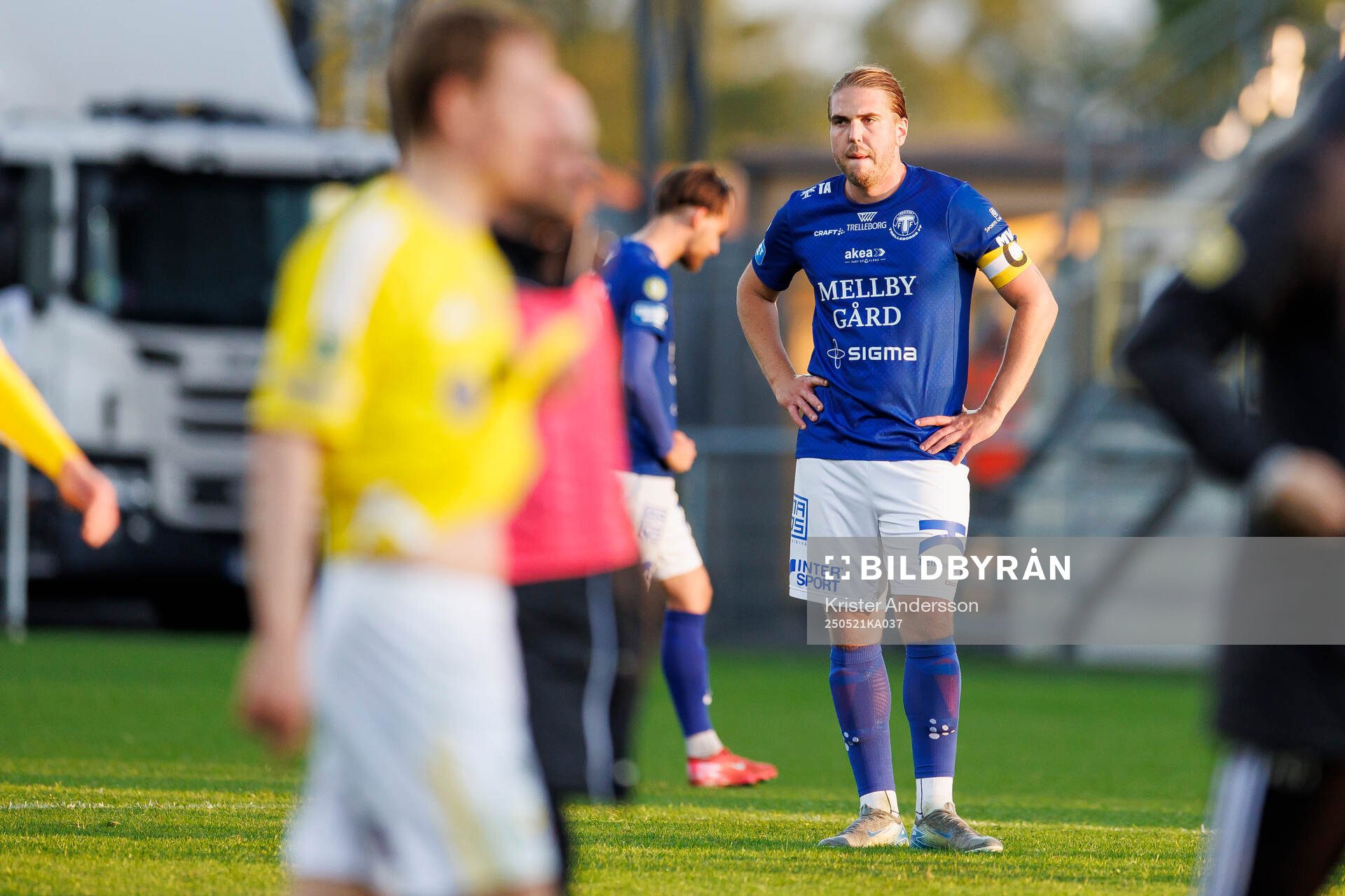 Trelleborgs Charlie Weberg deppar