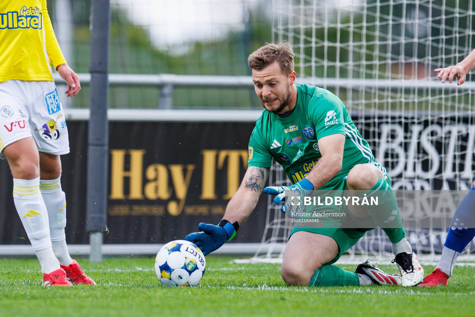 Falkenbergs målvakt Anton Andersson