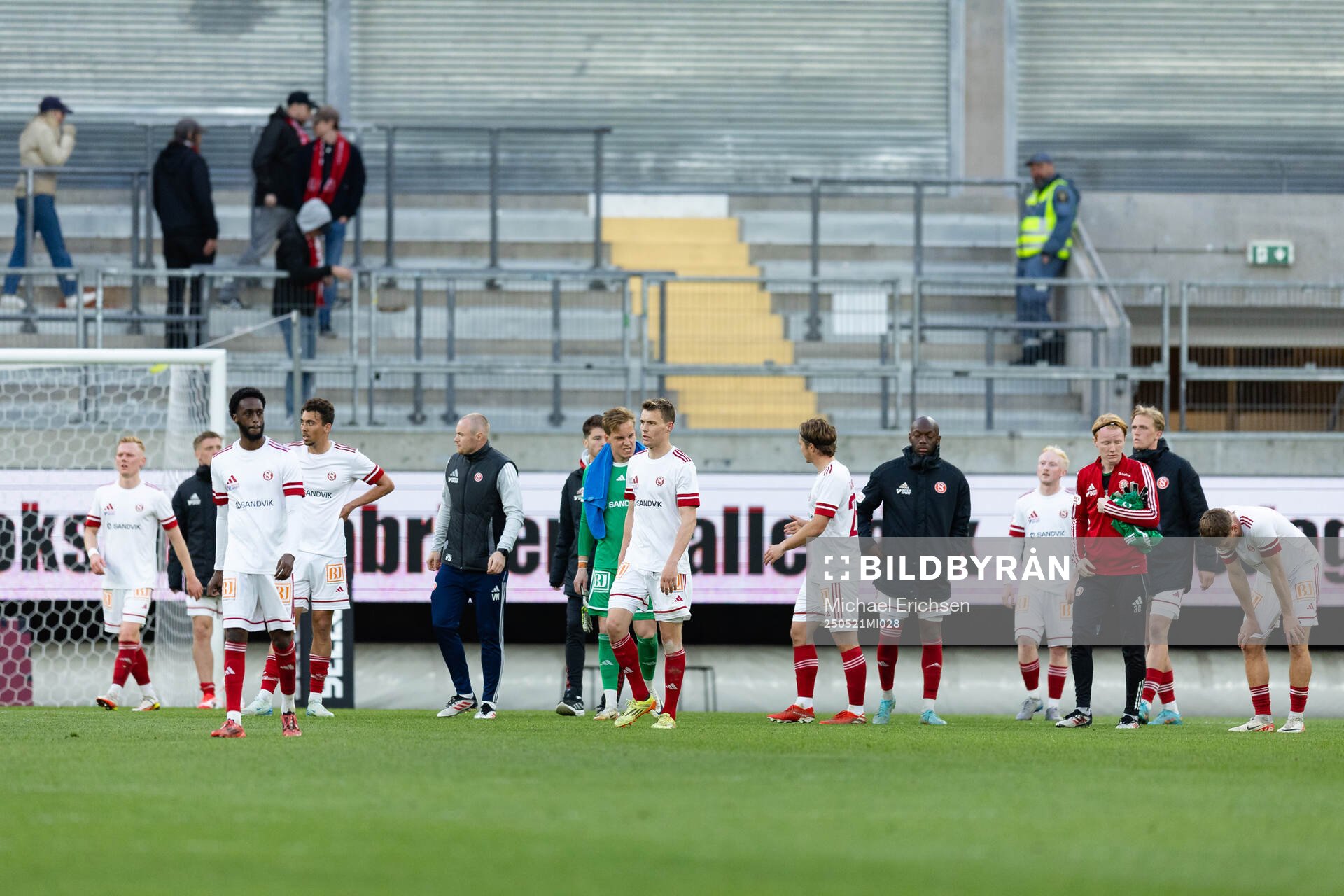 Sandvikens spelare deppar