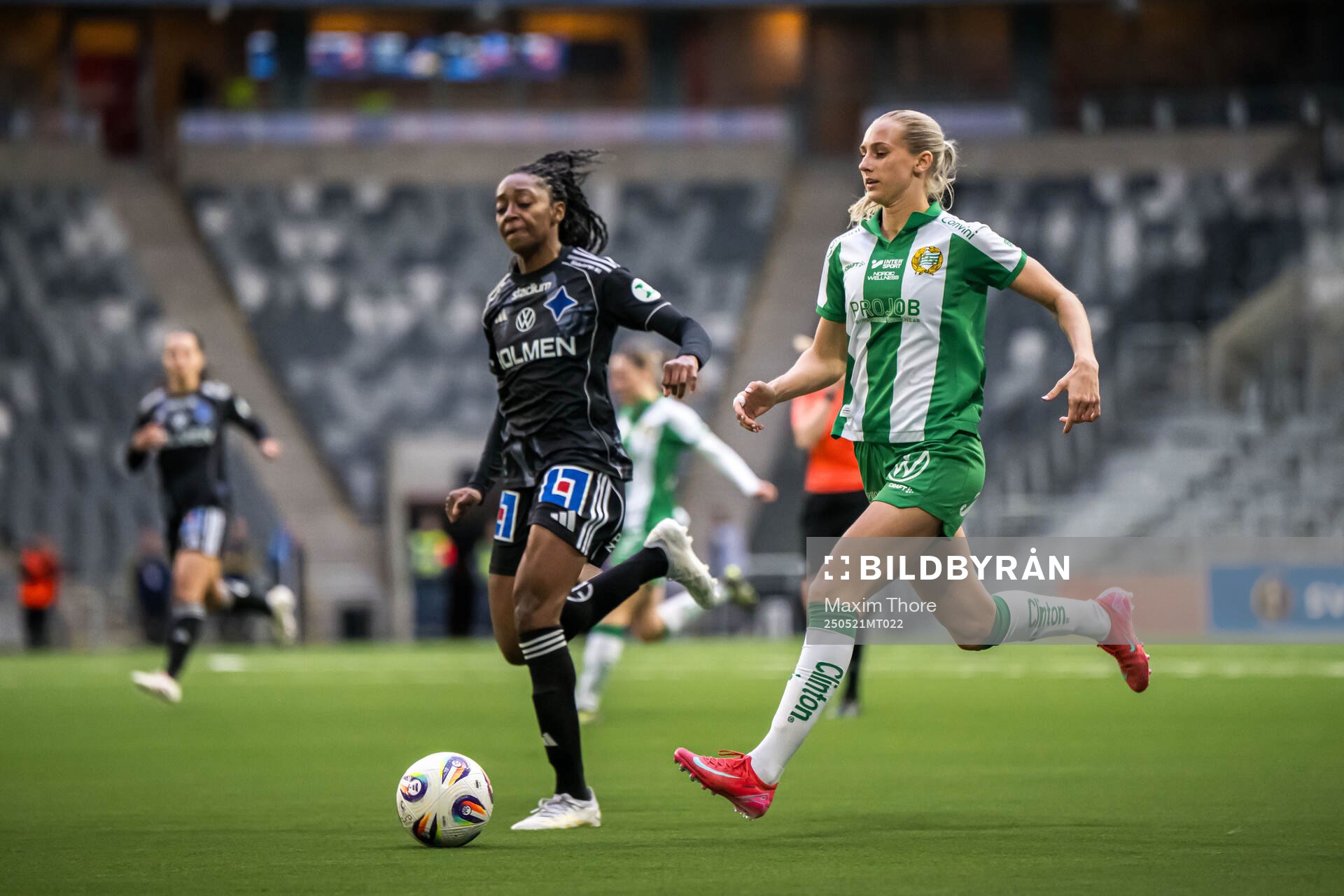 Hammarbys Ellen Wangerheim under finalen i Svenska Cupen mellan Hammarby och IFK Norrköping den 21 maj 2025 i Stockholm.