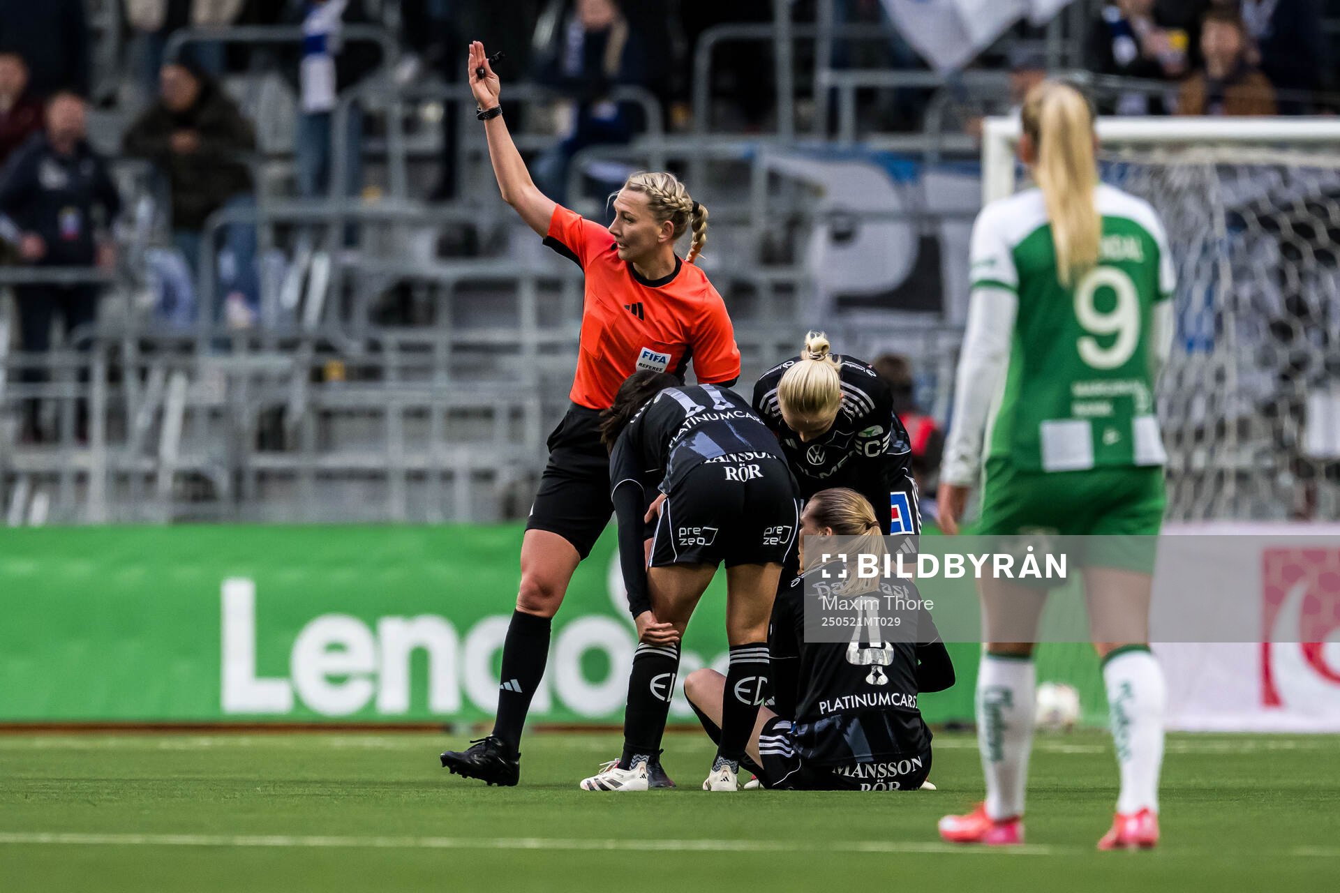 IFK Norrköpings Ebba Handfast har ont