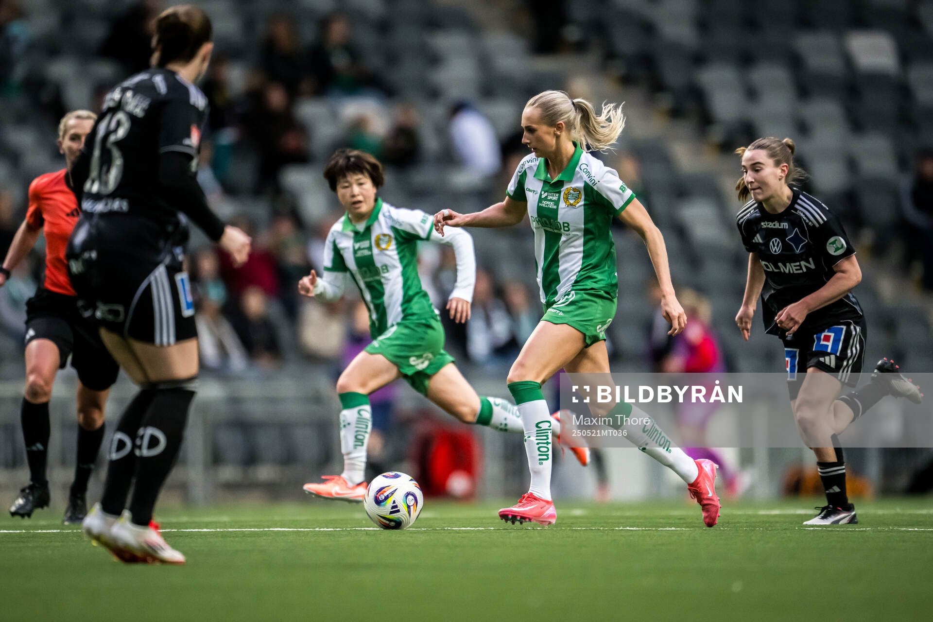 Hammarbys Ellen Wangerheim under finalen i Svenska Cupen mellan Hammarby och IFK Norrköping den 21 maj 2025 i Stockholm.