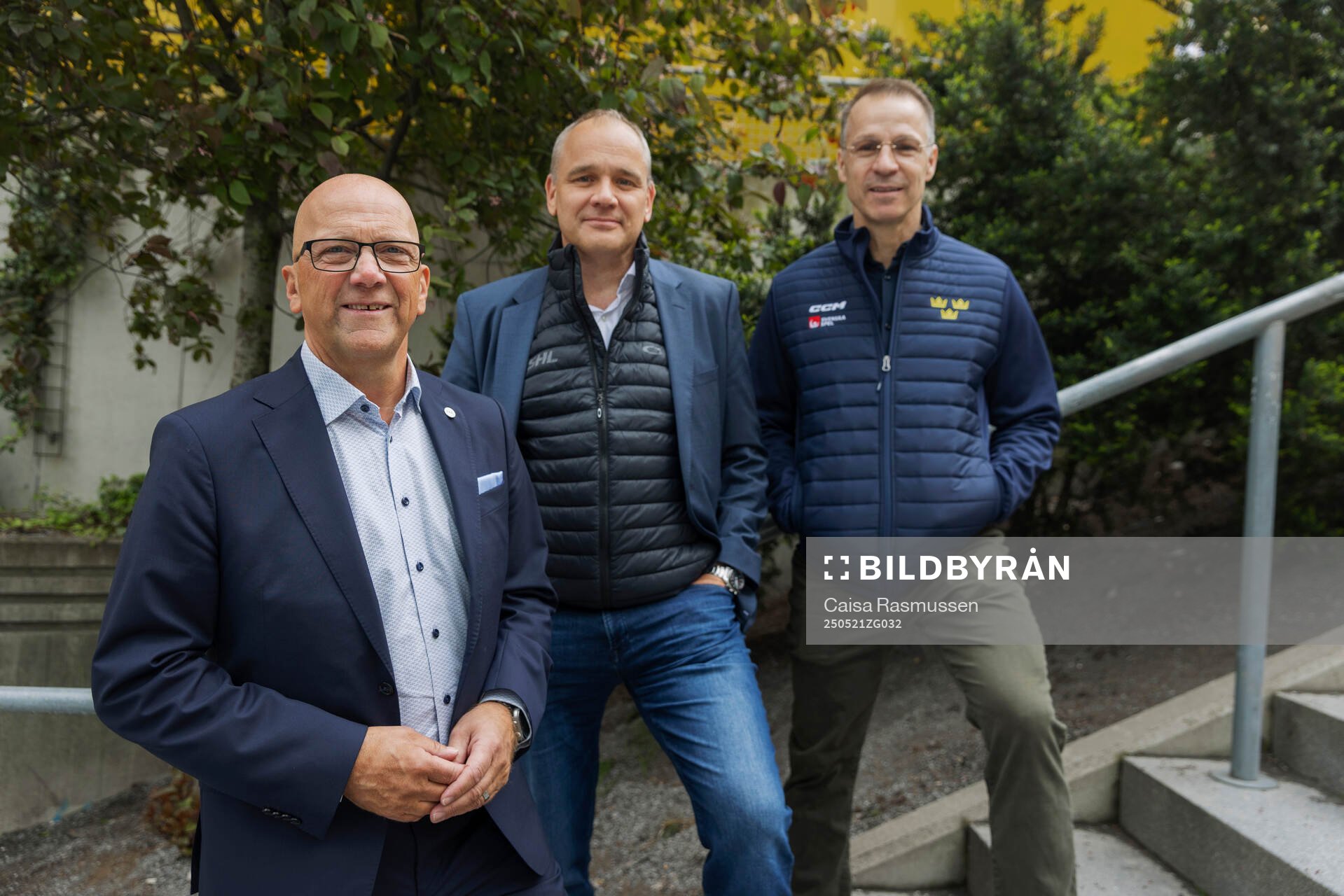 Roger Ekström, ordförande, SHL,Johan Hemlin, sportchef