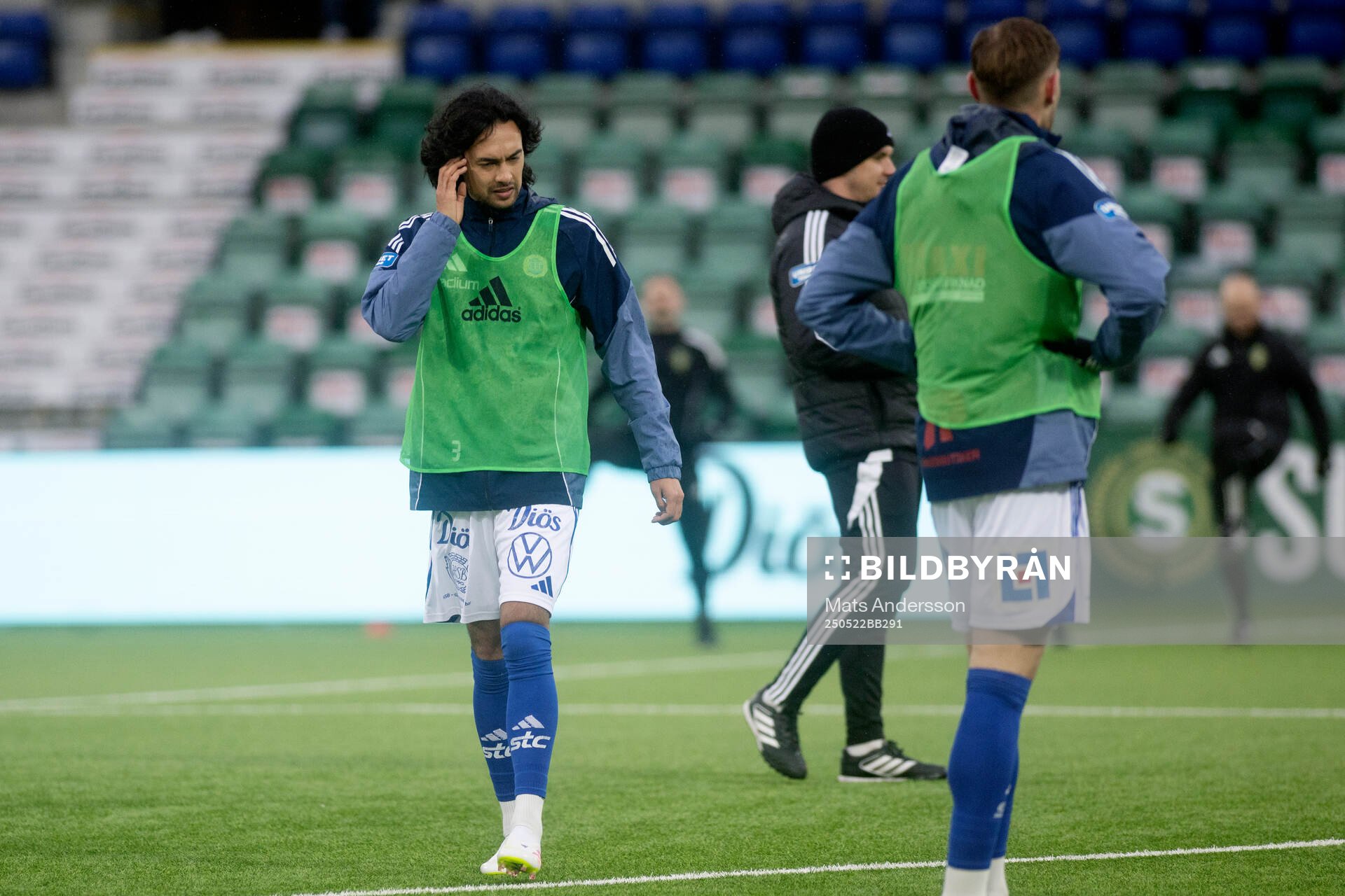 GIF Sundsvalls Monir Jelassi inför fotbollsmatchen i Superettan mellan GIF Sundsvall och Brage den 22 maj 2025 i Sundsvall. 