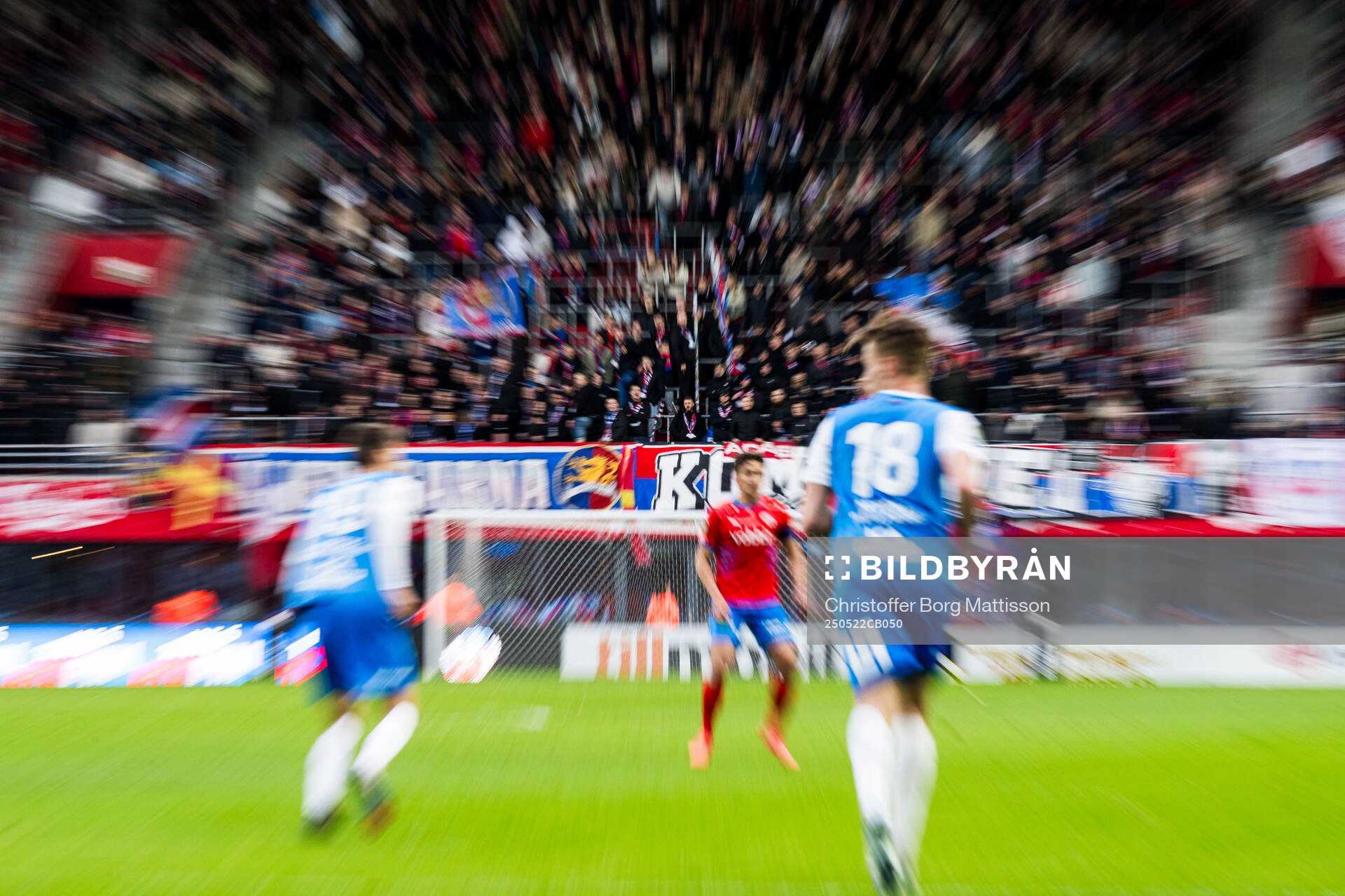 Helsingborgs supportrar på ståplats
