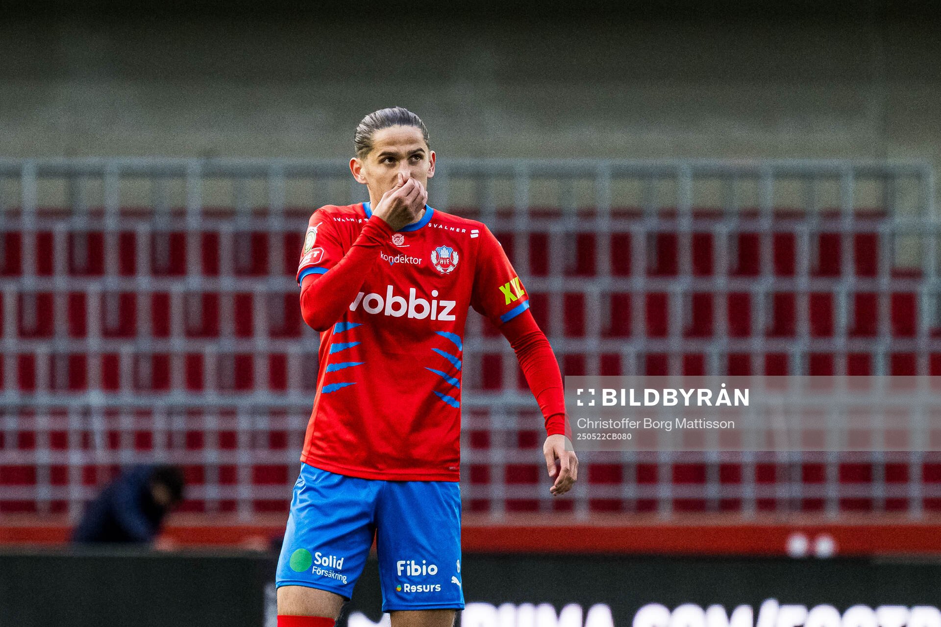 Helsingborgs Ervin Gigovic deppar