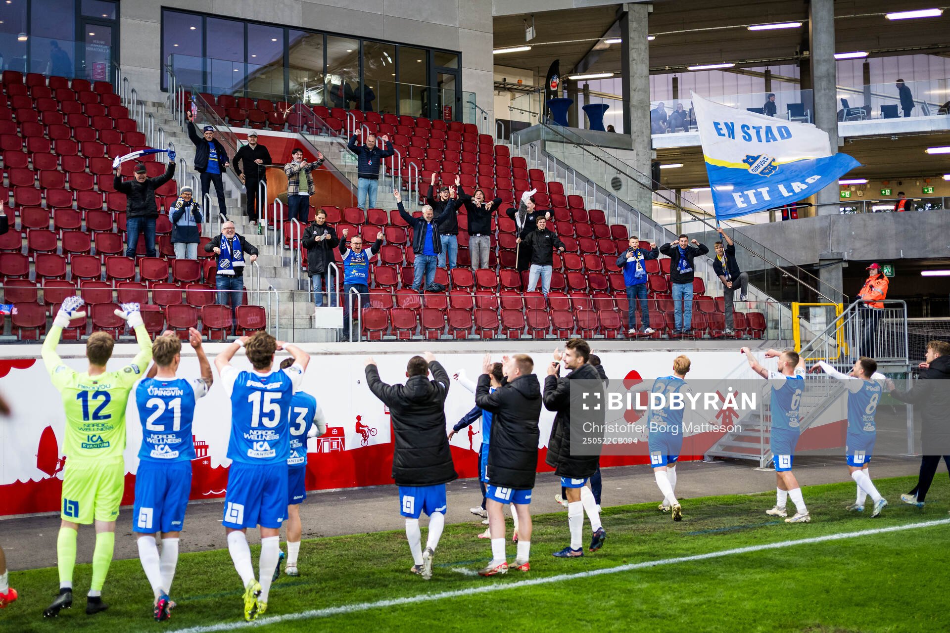 Oddevolds supportrar jublar