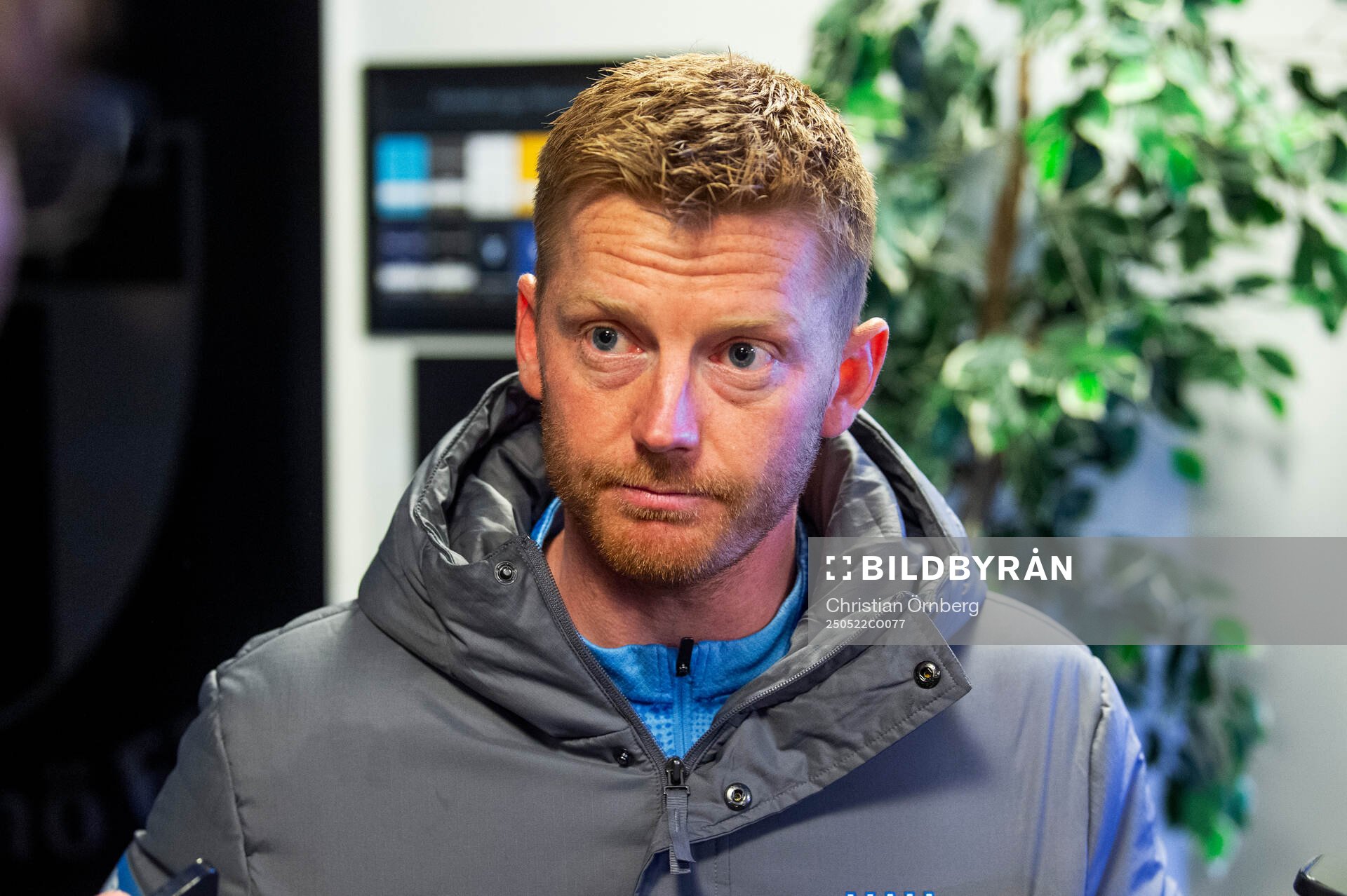 Malmö FFs Anders Christiansen efter fotbollsmatchen i Allsvenskan mellan Malmö FF och AIK den 22 maj 2025 i Malmö. 