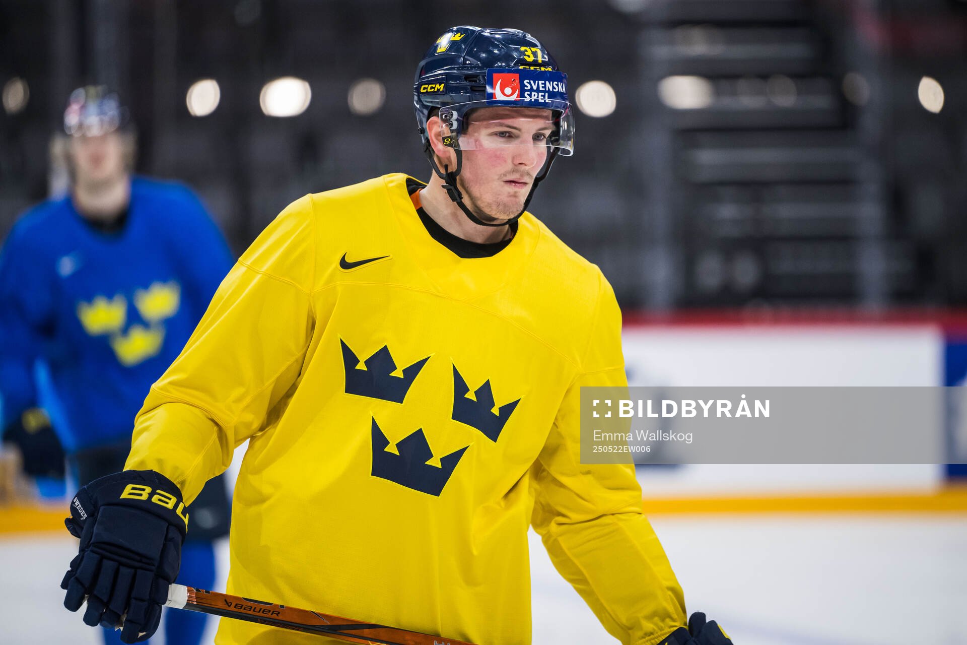 Isac Lundeström of Sweden at a practice session