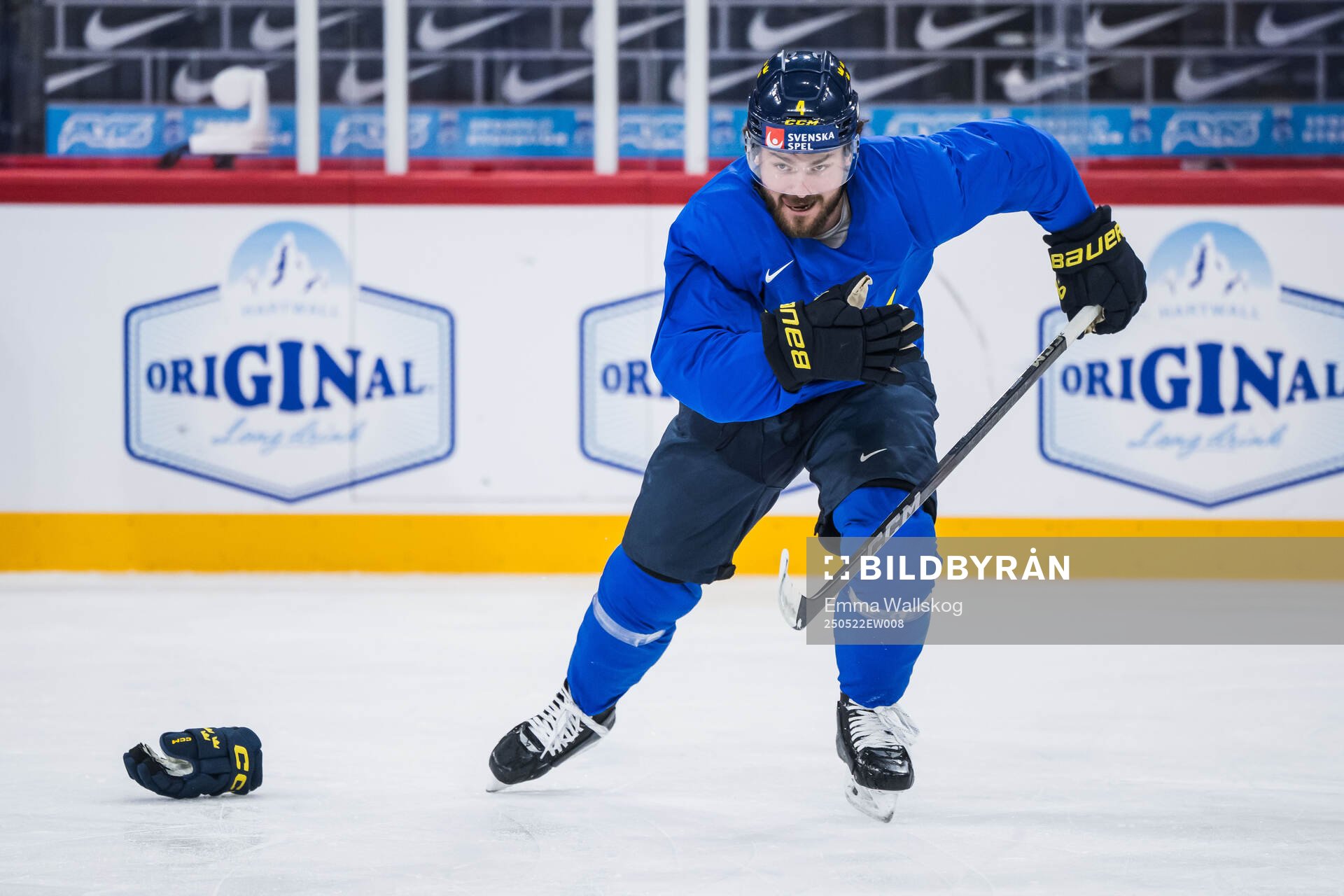 Rasmus Andersson of Sweden at a practice session