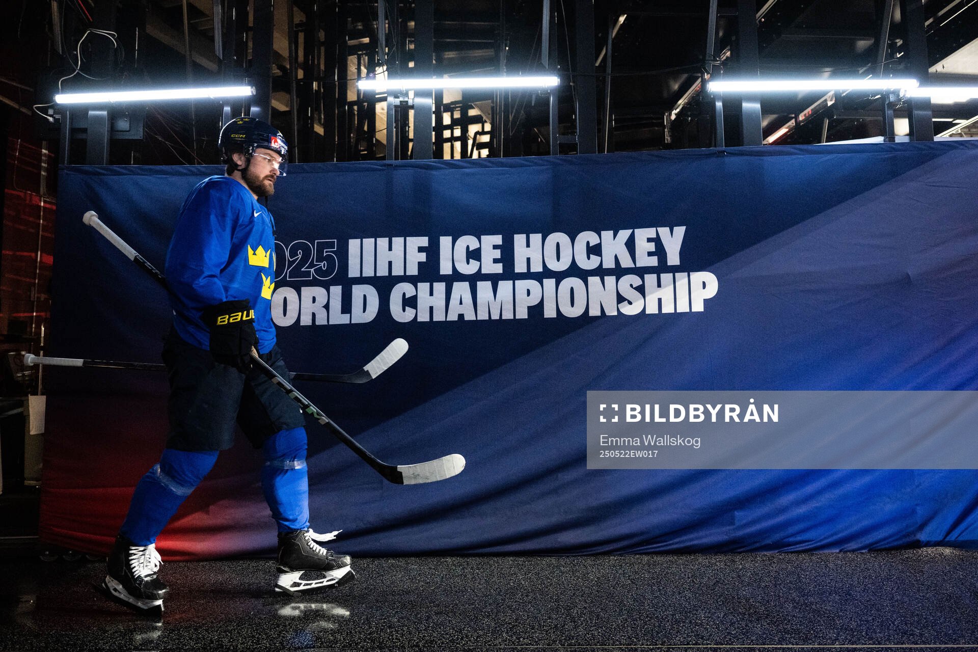 Rasmus Andersson of Sweden at a practice session