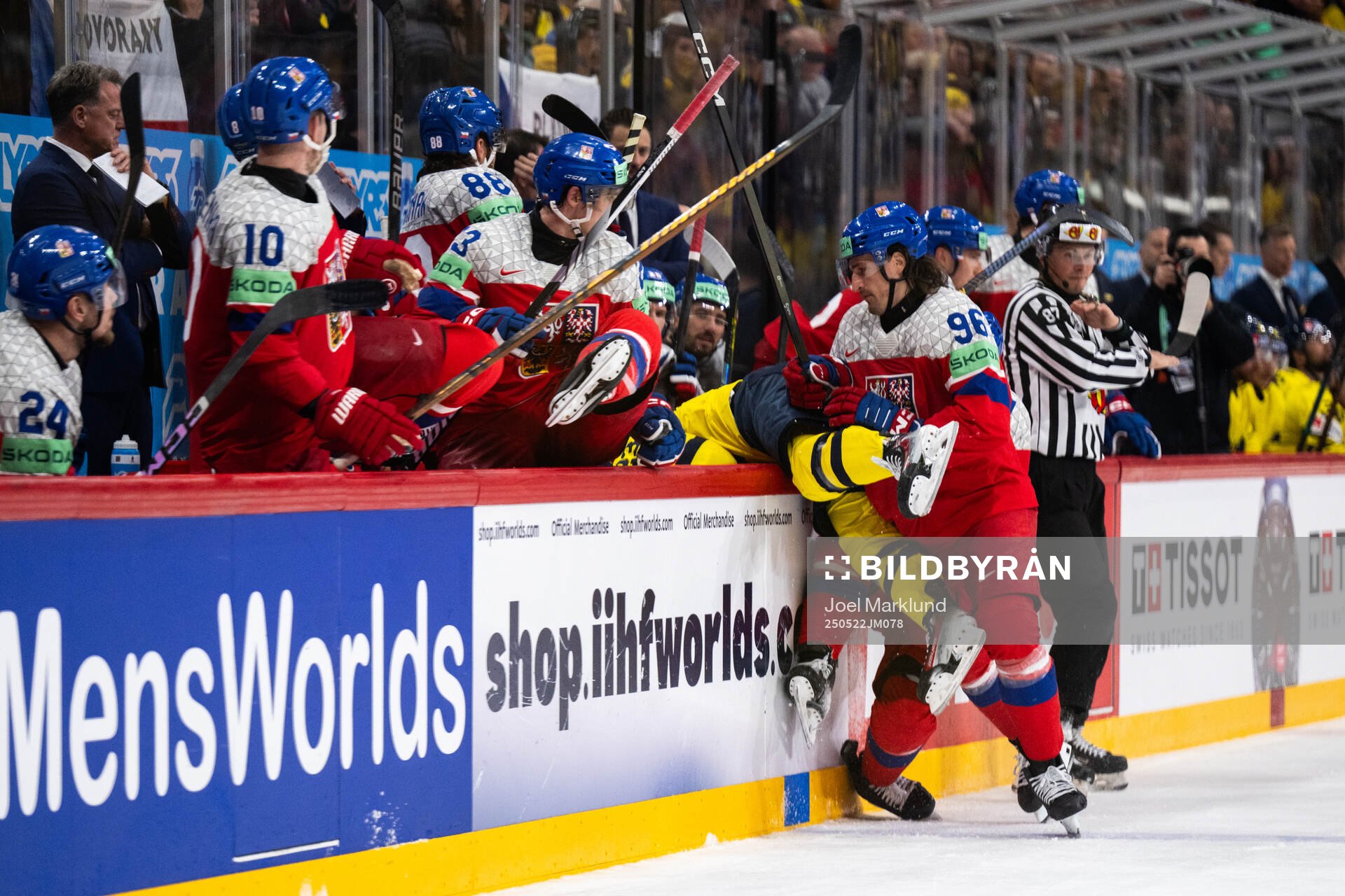 Lucas Raymond of Sweden and Daniel Vozenilek of Czech
