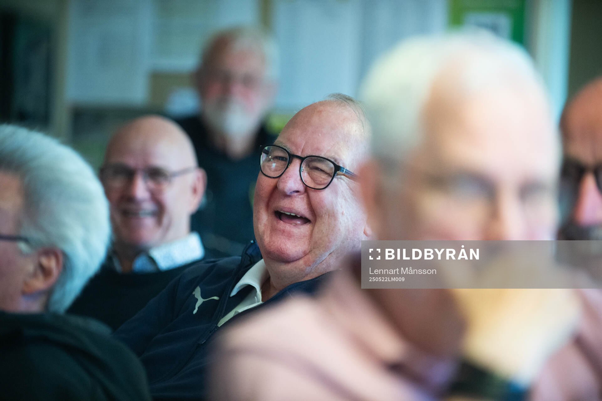 Bosse Nilsson på IFK Hässleholms Fotbollskafé i