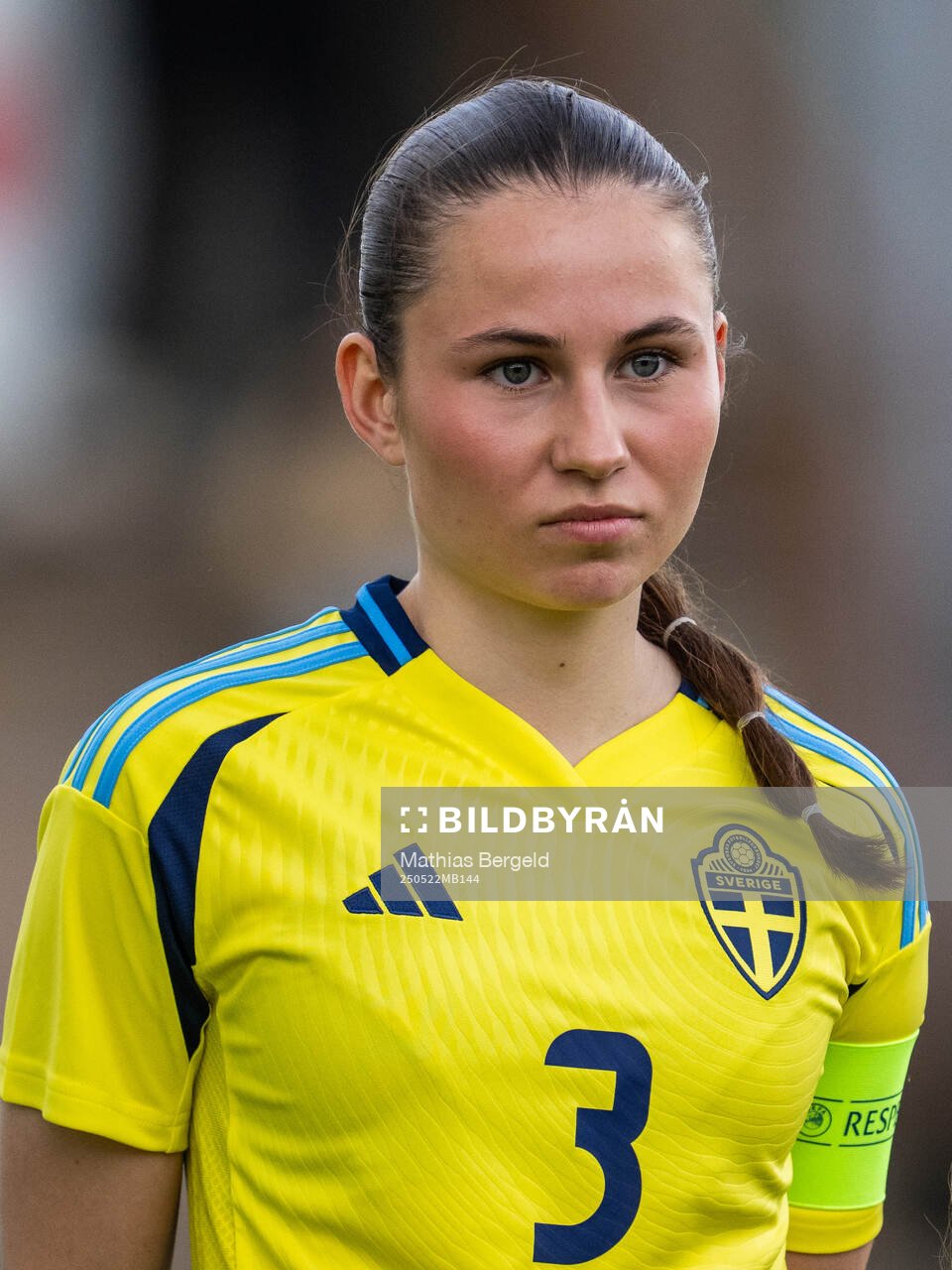 Sveriges Ebba Hertzell vid line-up