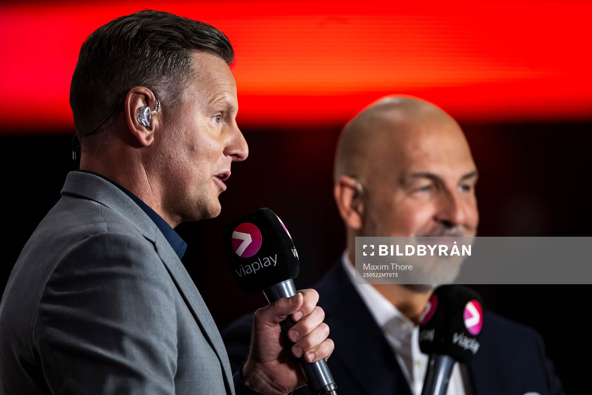Niklas Jidhe and Erik Granqvist in Swedish broadcaster