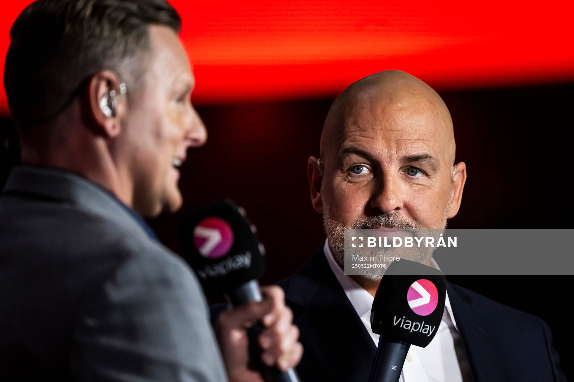 Niklas Jidhe and Erik Granqvist in Swedish broadcaster