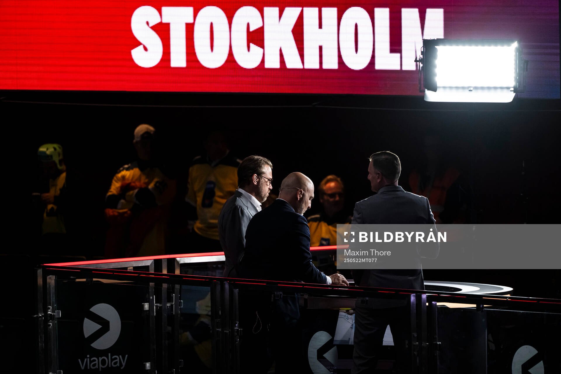 Peter Forsberg, Erik Granqvist and Niklas Jidhe in Swedish
