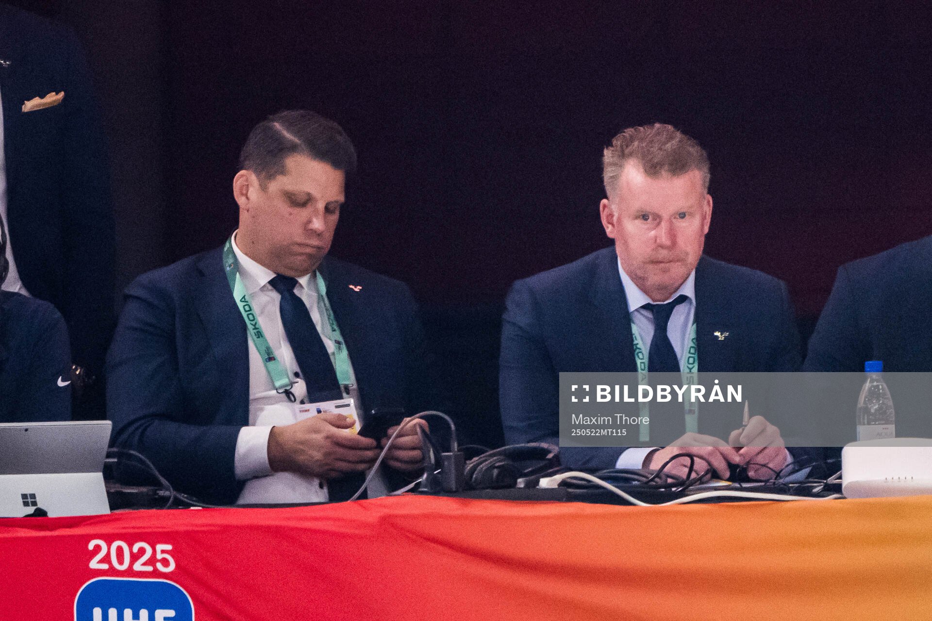 General manager Josef Boumedienne, senior advisor Daniel