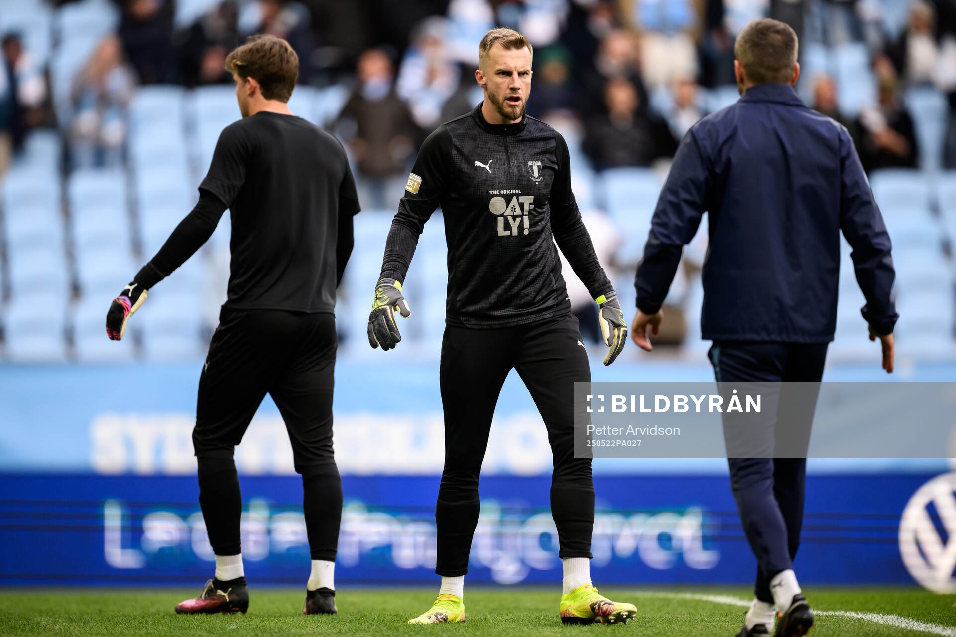 Malmö FFs Ricardo Friedrich inför fotbollsmatchen i Allsvenskan mellan Malmö FF och AIK den 22 maj 2025 i Malmö. 