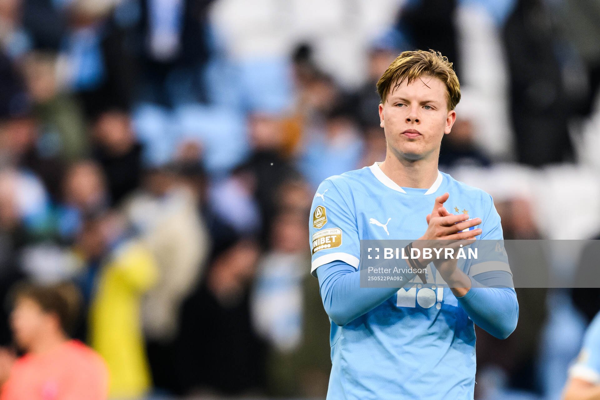 Malmö FFs Nils Zätterström deppar