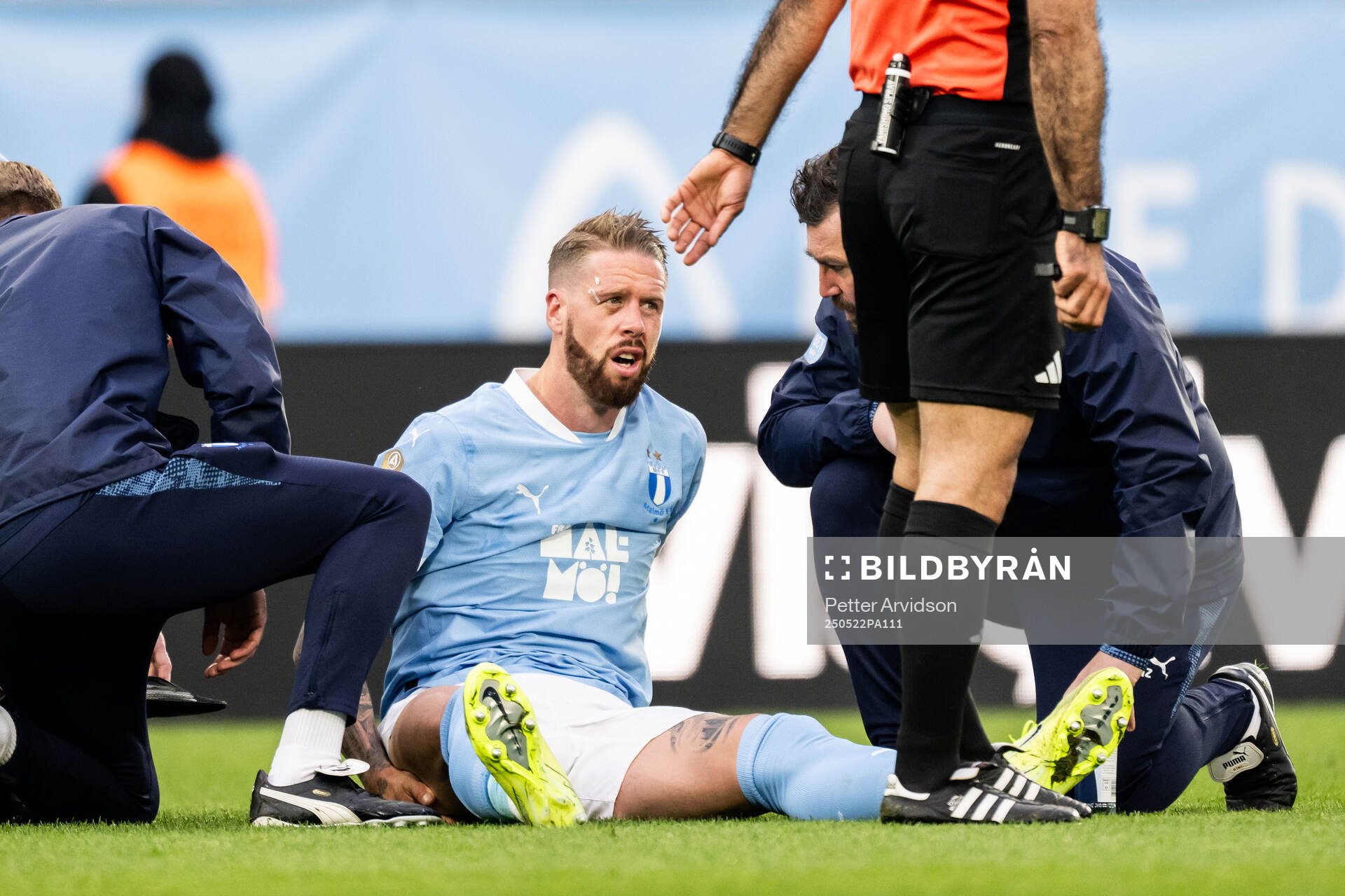 Malmö FFs Pontus Jansson med skada