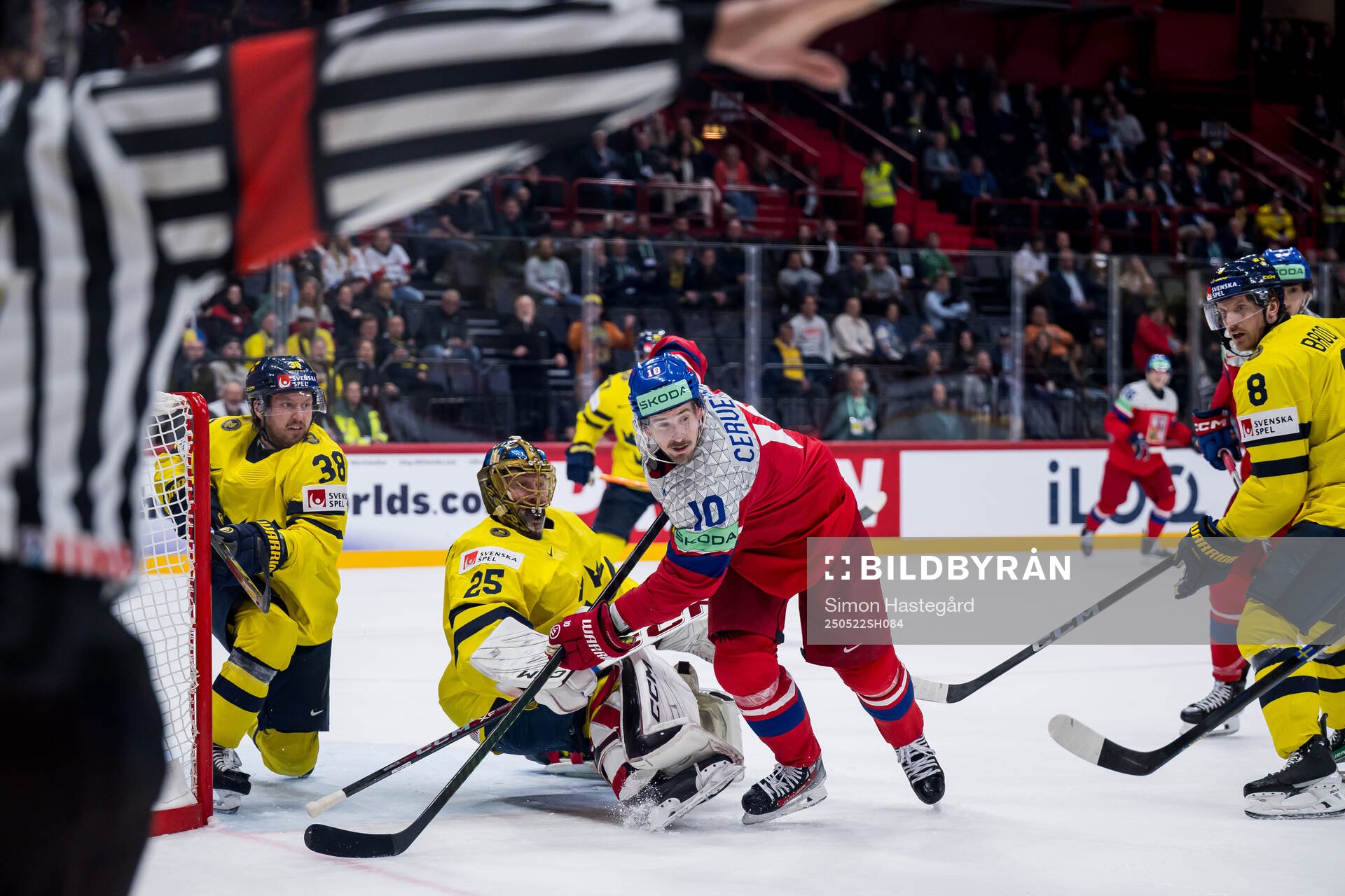 Roman Cervenka of Czech Republic against Rasmus Sandin and