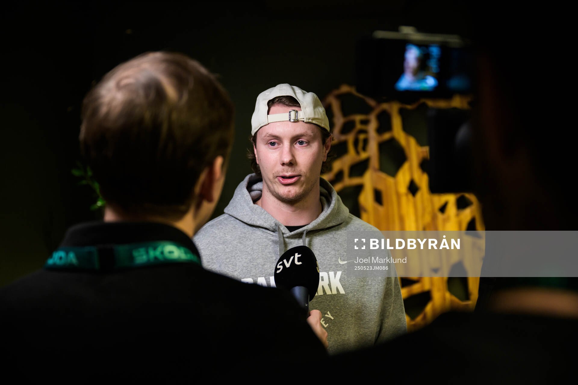 Nick Olesen of Denmark at a press event