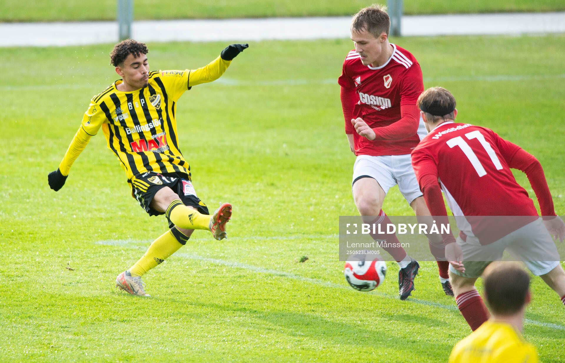 IFK Hässleholms Zidane Sala i matchen i division 2 mellan