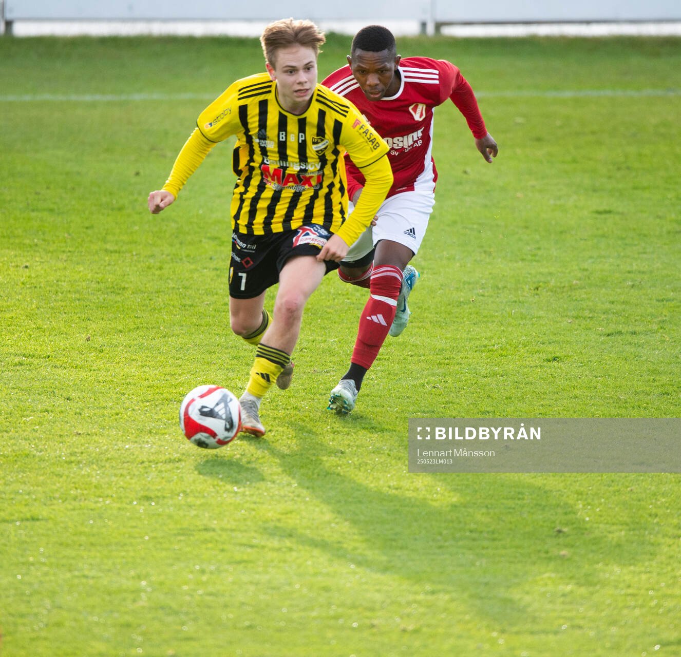 IFK Hässleholms Max Persson i matchen i division 2 mellan