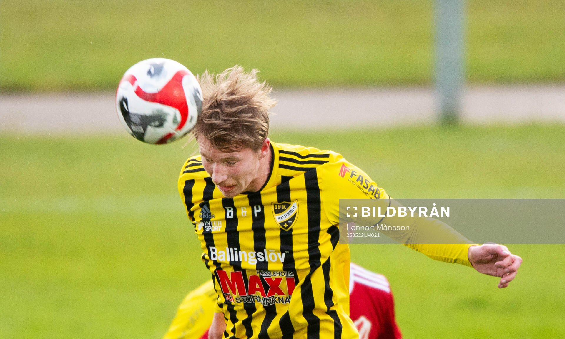 IFK Hässleholms Hugo Arvidsson i matchen i division 2