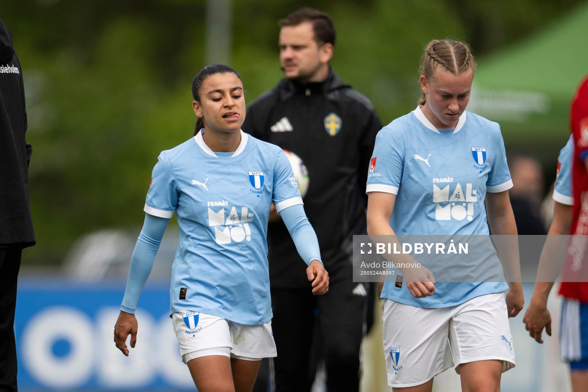 Malmö FFs Ines Belloumou deppar