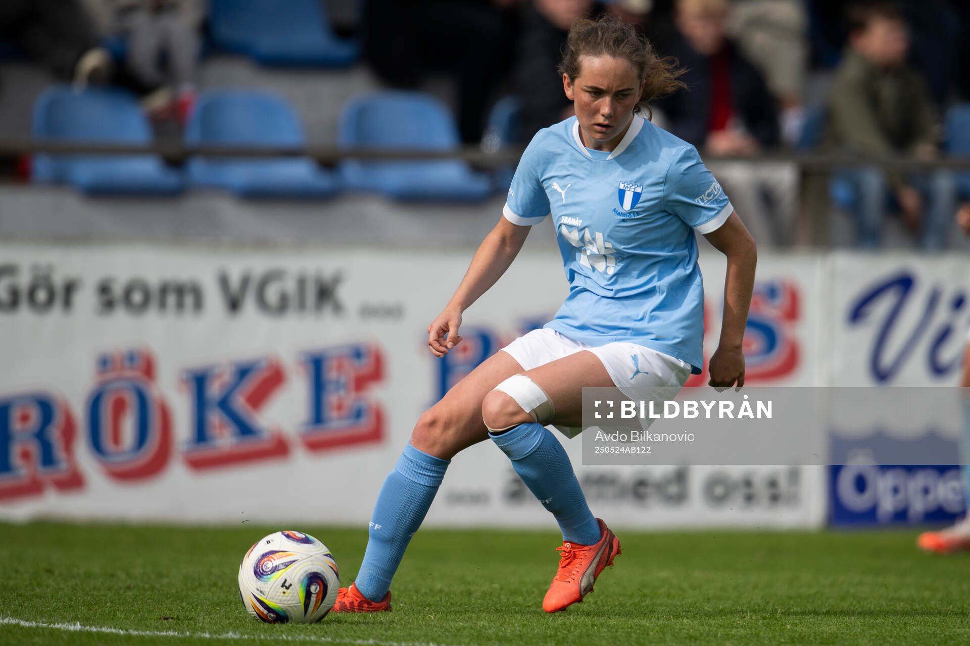 Malmö FFs Matilda Kristell under fotbollsmatchen i Damallsvenskan mellan Vittsjö och Malmö FF den 24 maj 2025 i Vittsjö. 