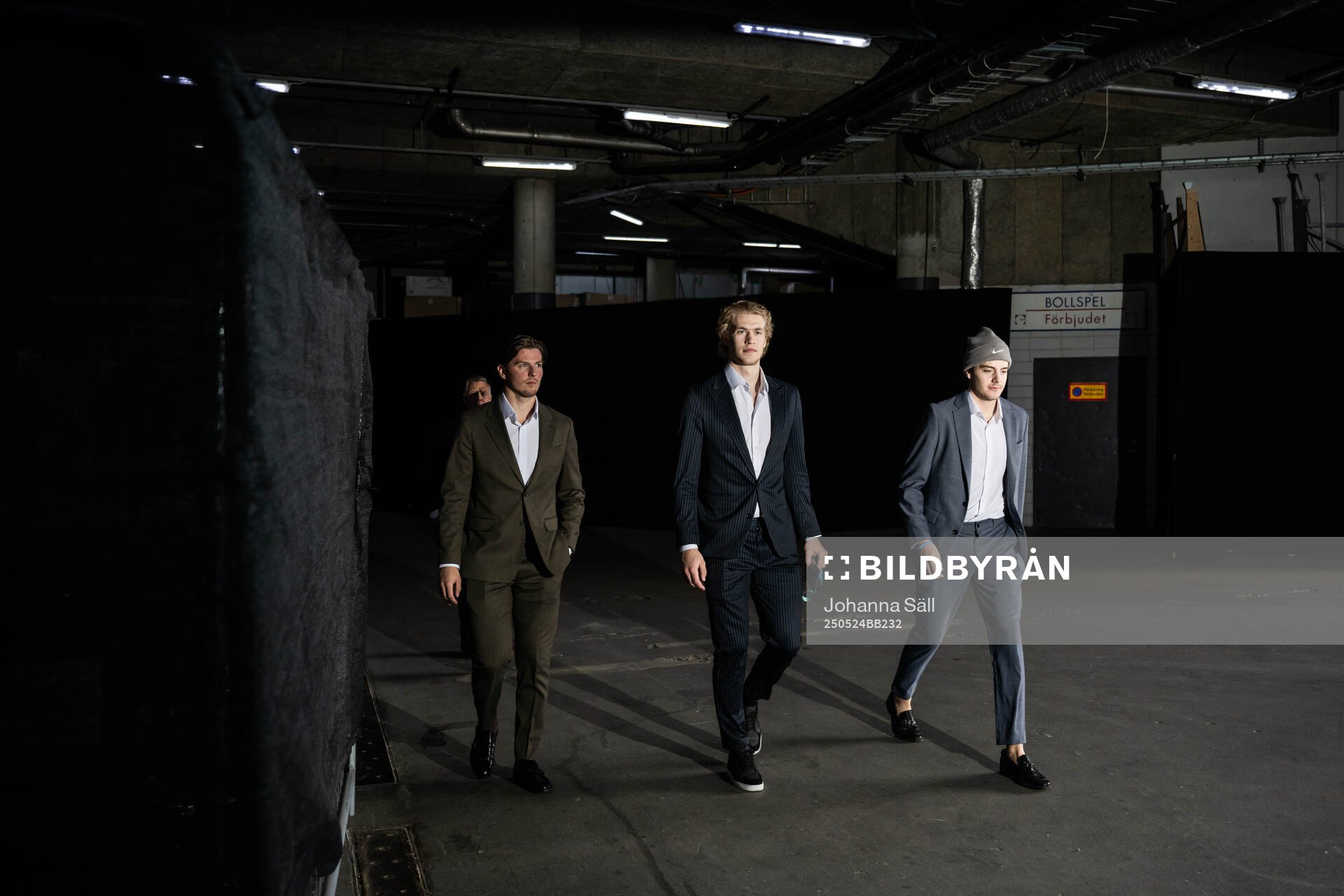 Isac Lundeström, Simon Edvinsson and Leo Carlsson of