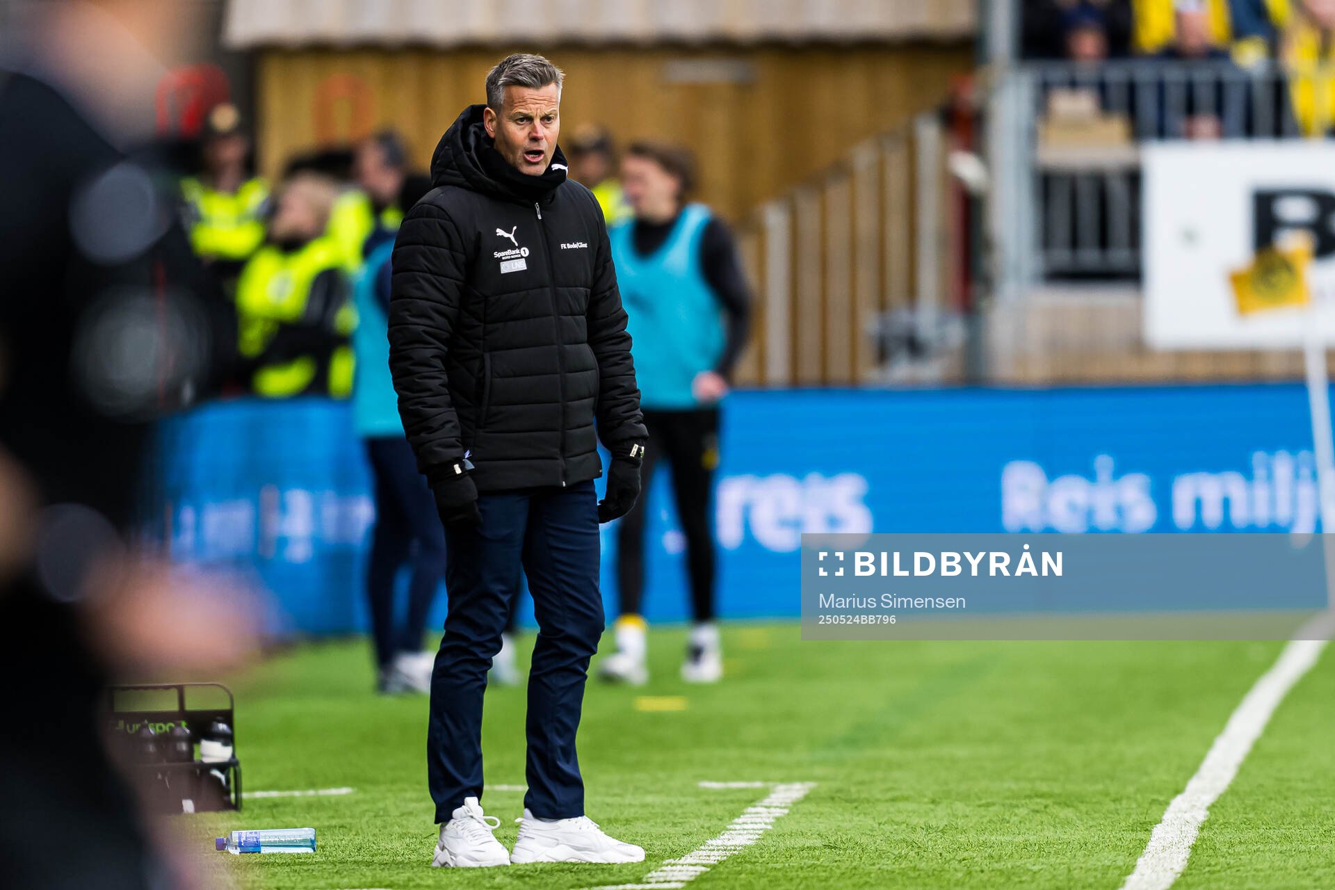 Kjetil Knutsen, head coach of Bodø/Glimt, during the Eliteserien match between Bodø/Glimt and Rosenborg on May 24, 2025 in Bodø.