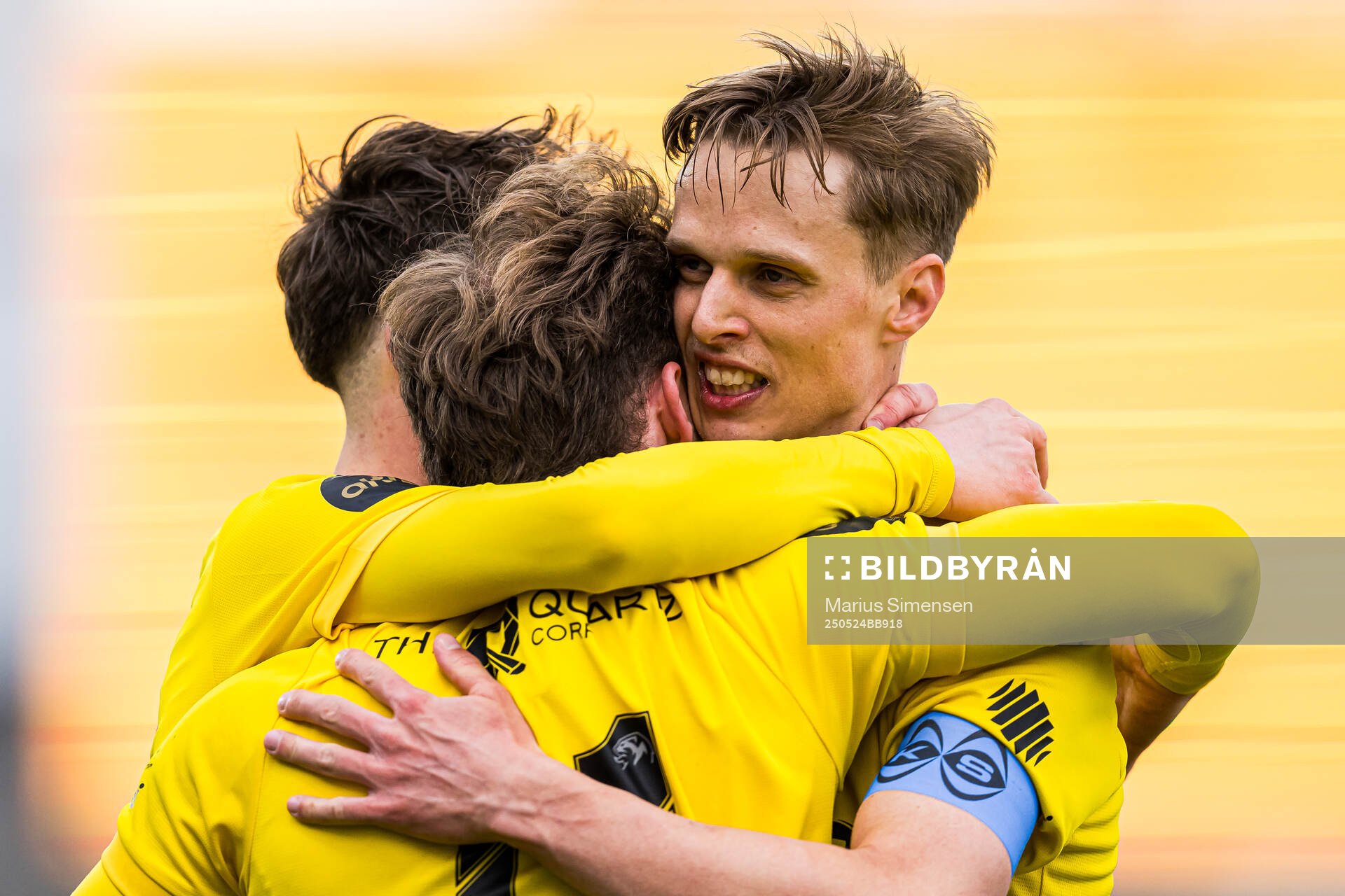 Ole Didrik Blomberg of Bodø/Glimt celebrates