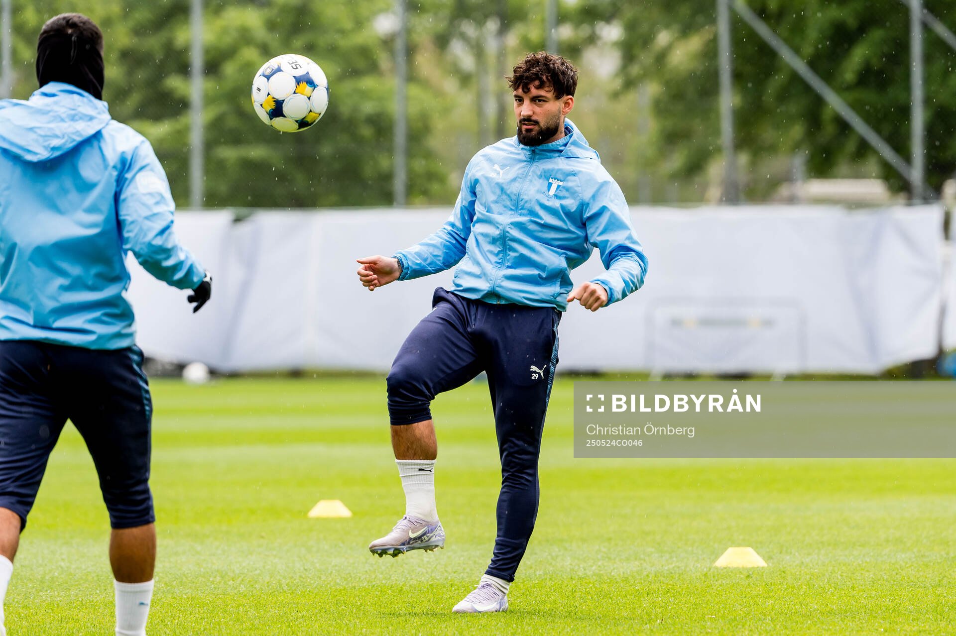 Sead Haksabanovic under en träning med Malmö FF den 24 maj 2025 i Malmö. 